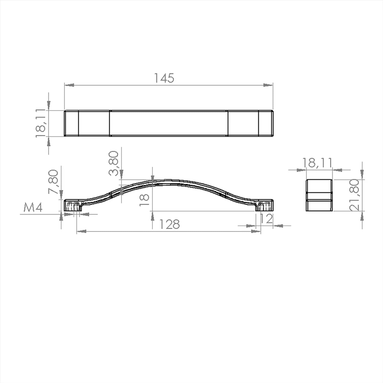 #size selection_128mm hole centres