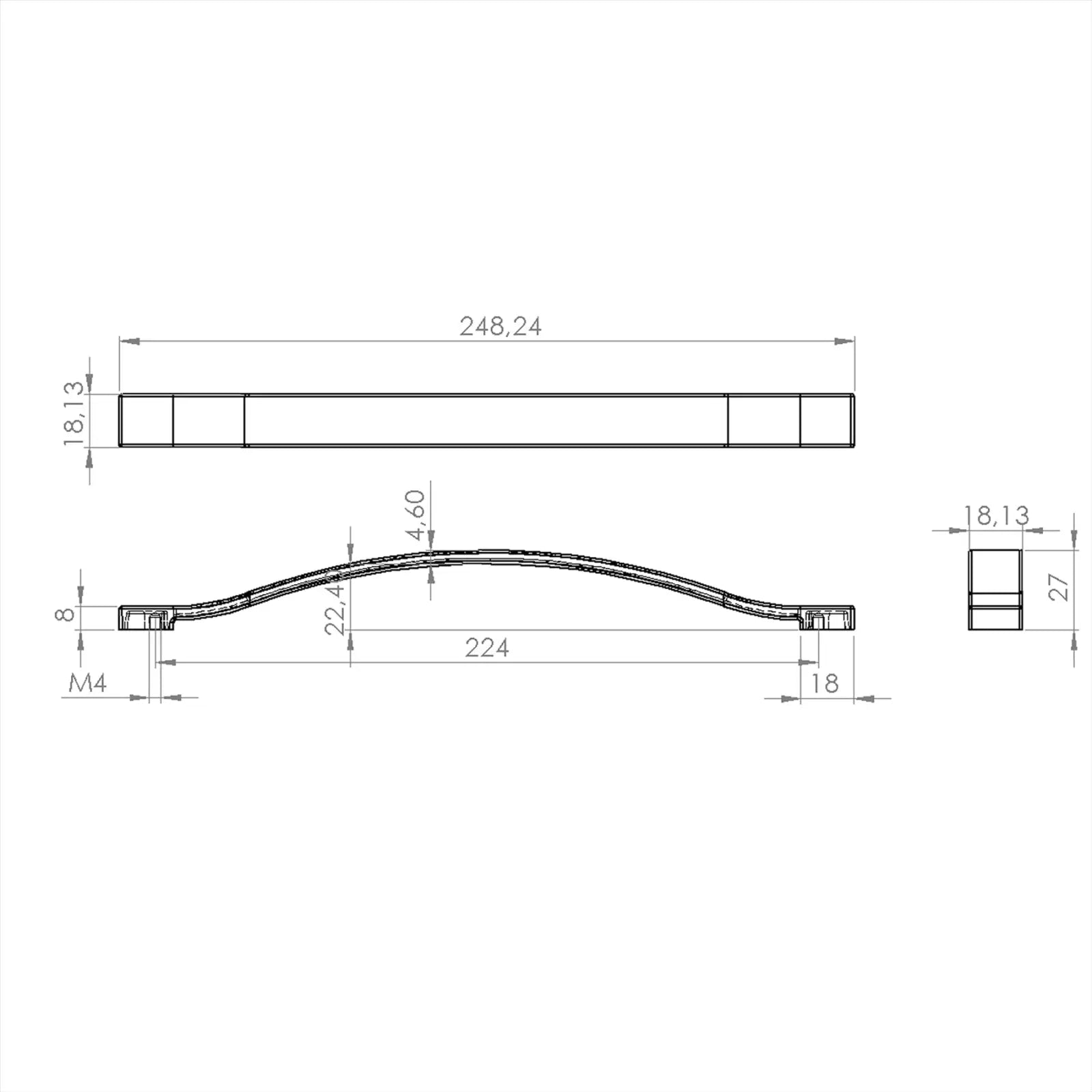 #size selection_224mm hole centres