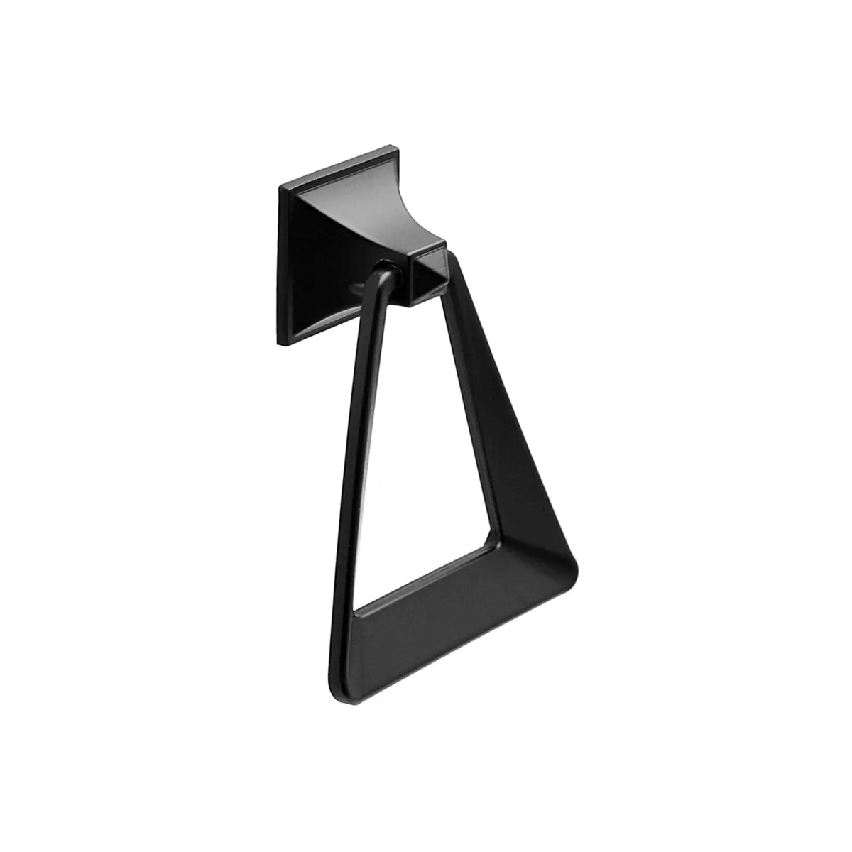 Fortuna - Triangle Drop Ring Pull Handle - Matt Black – view 4