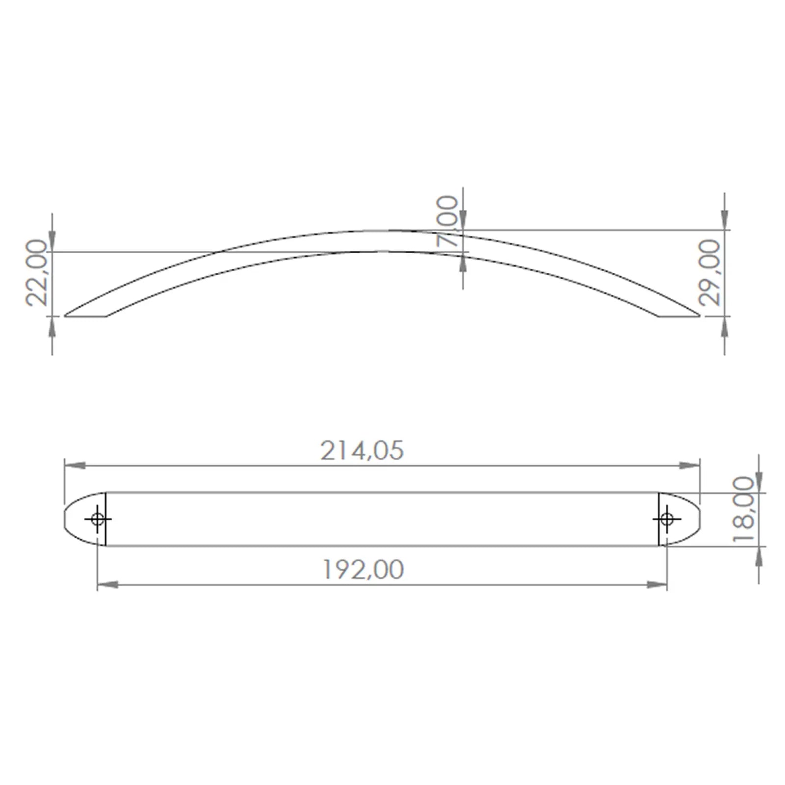 #size selection_192mm hole centres