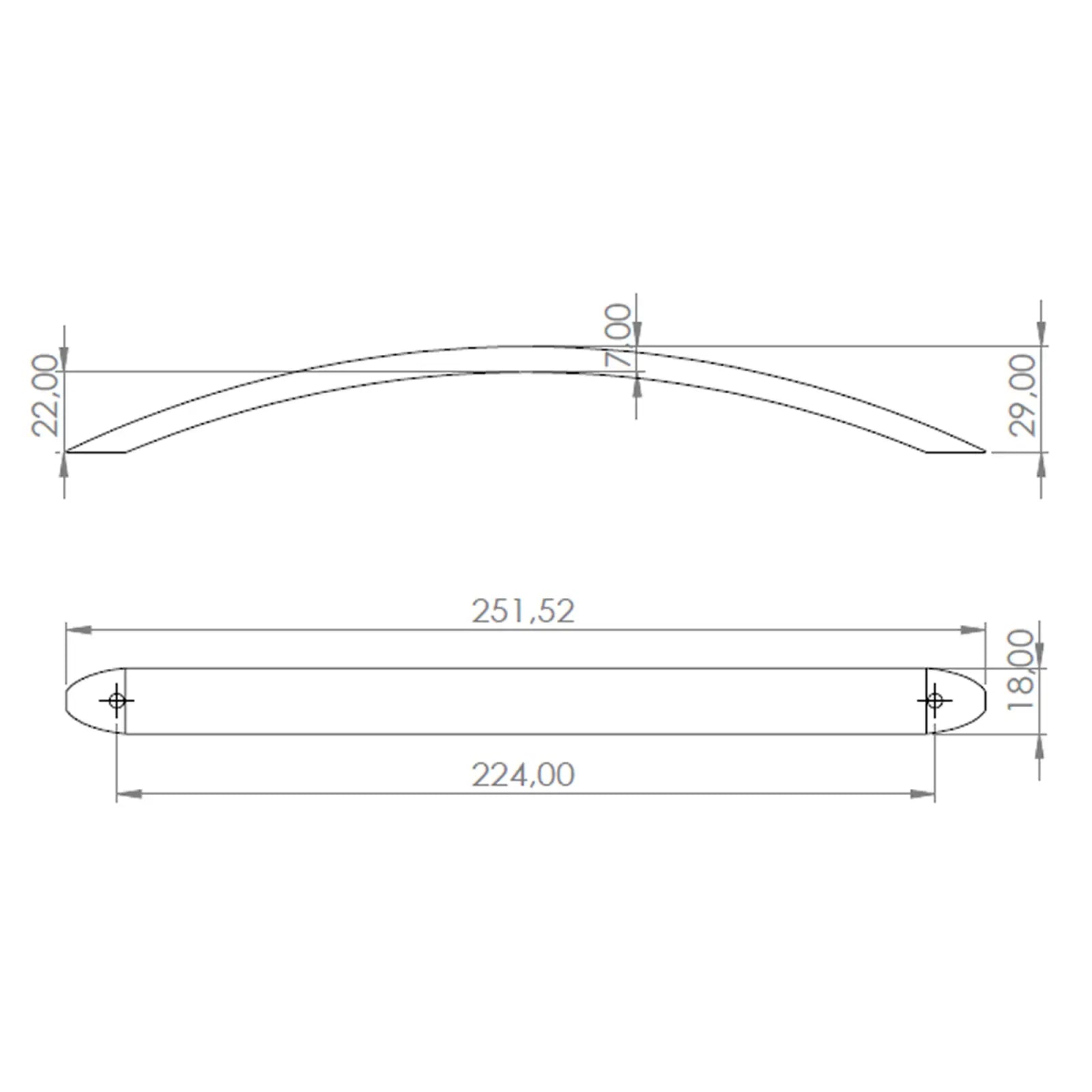 #size selection_224mm hole centres