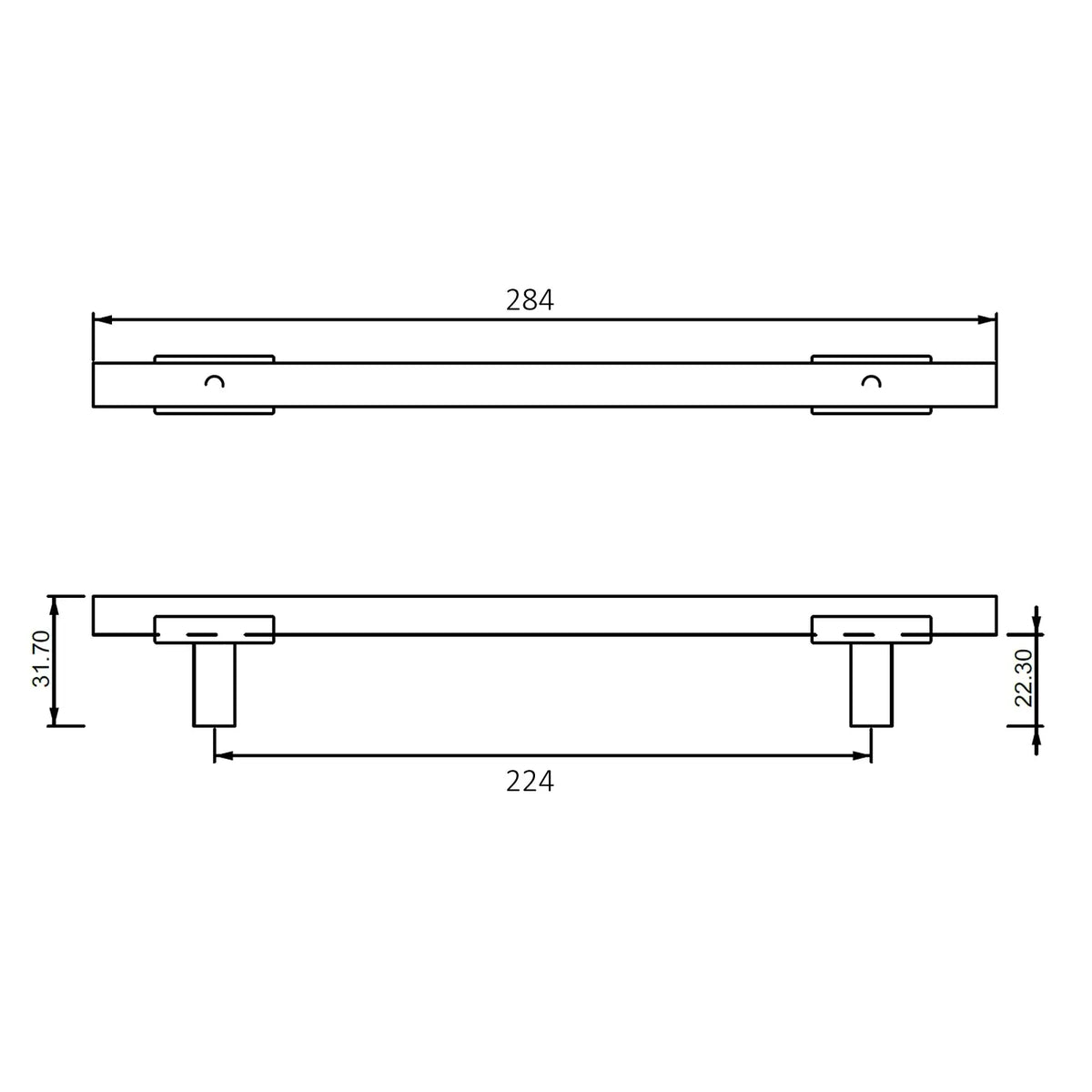 #size selection_224mm hole centres