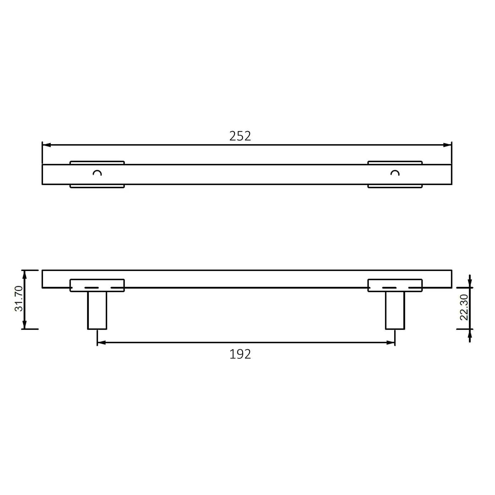 #size selection_192mm hole centres