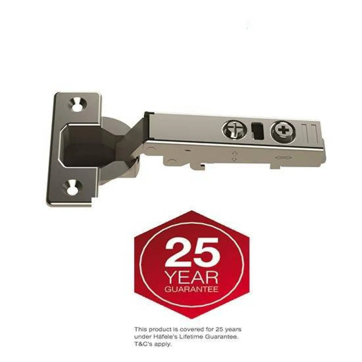 Hafele Concealed Cup Hinge 110° Integrated Soft Close