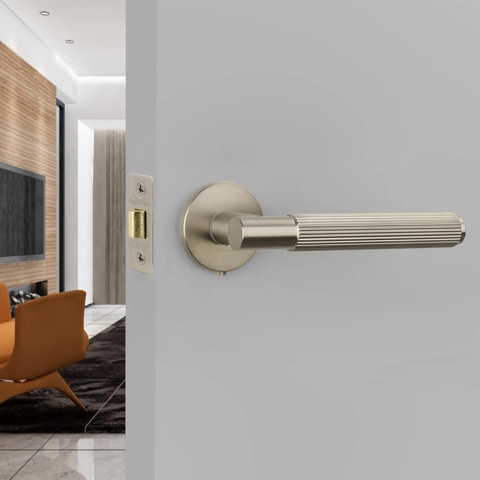 Hera Internal Door Handles - Brushed Satin Nickel - – Classic Look