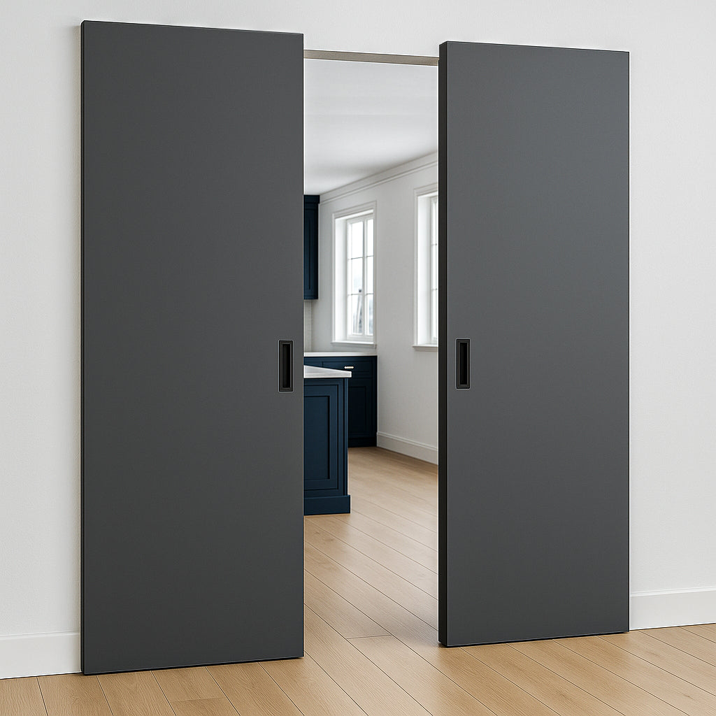 I-Slide Invisible Sliding Door Kit - Both Way Soft Close - Double