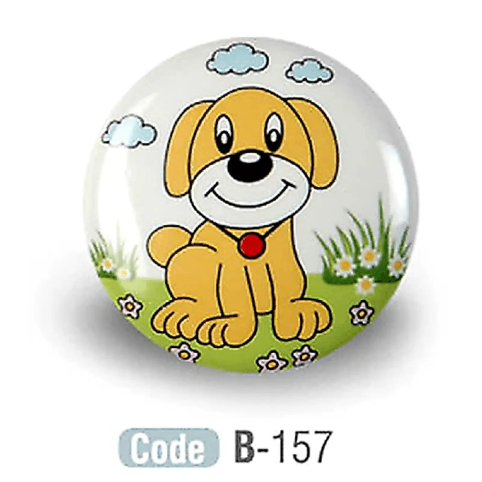Kids Puppy Ceramic Cabinet Knobs Porcelain - Decor And Decor