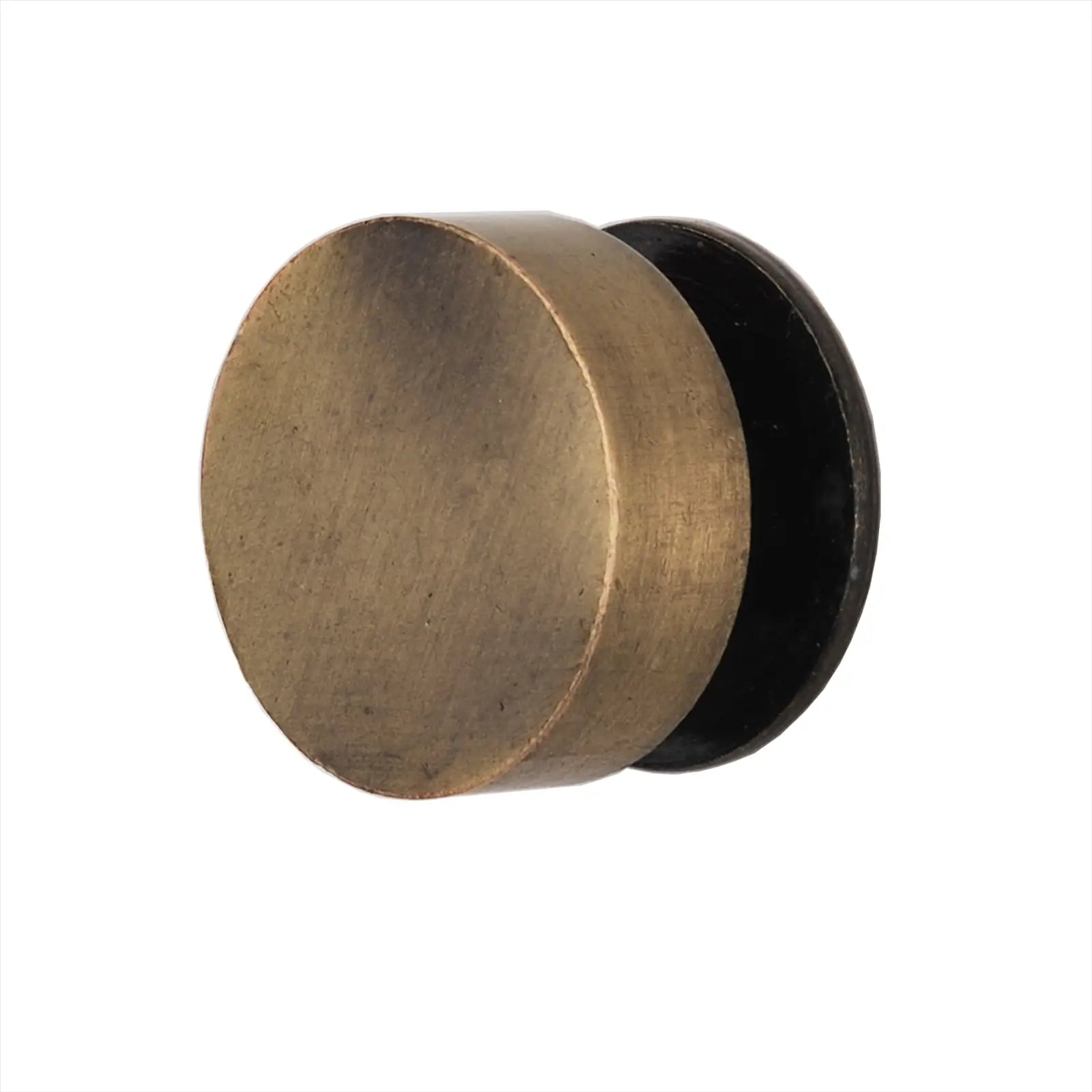Limari - Traditional Round Kitchen Knob - Antique Brass - Knobs