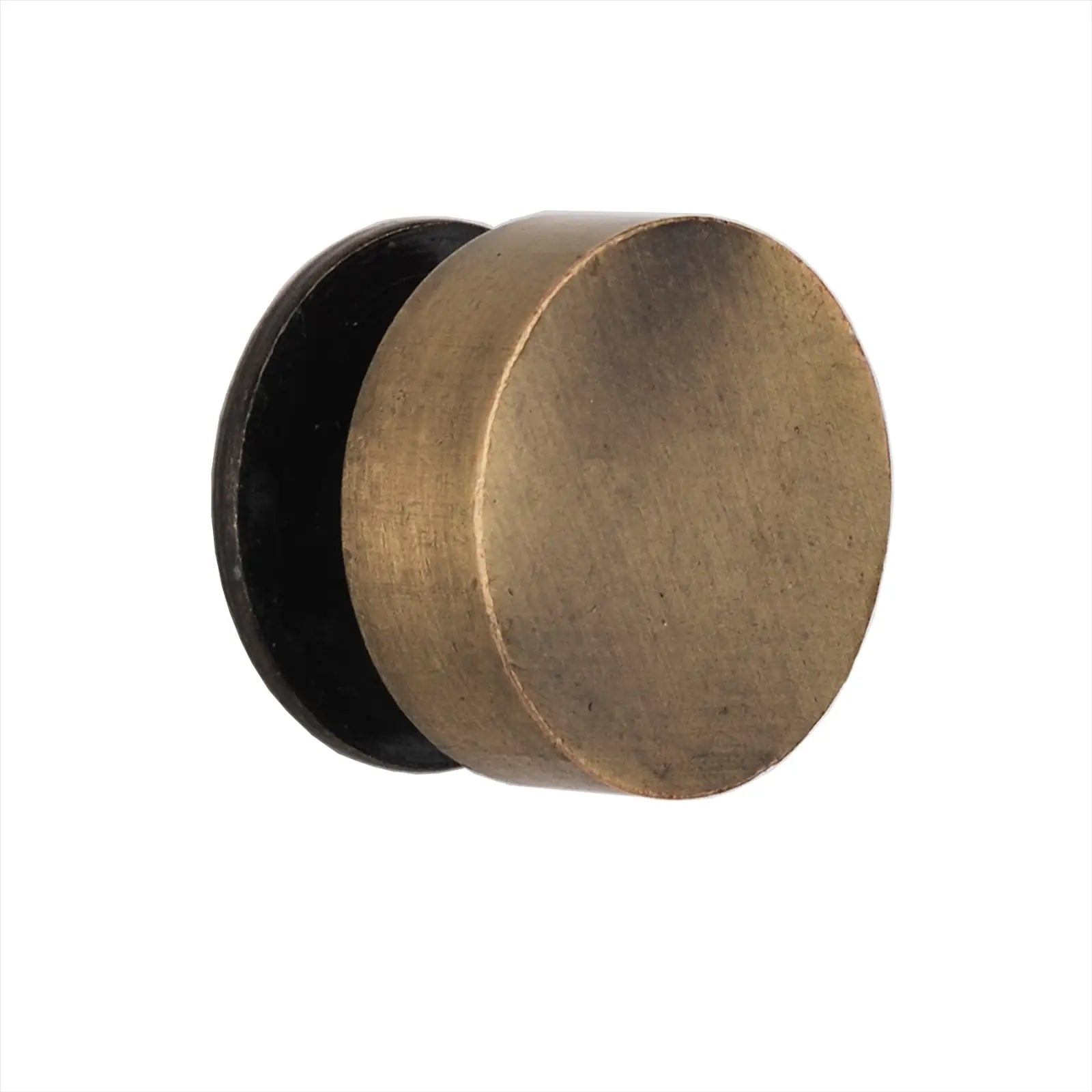 Limari - Traditional Round Kitchen Knob - Antique Brass - Knobs