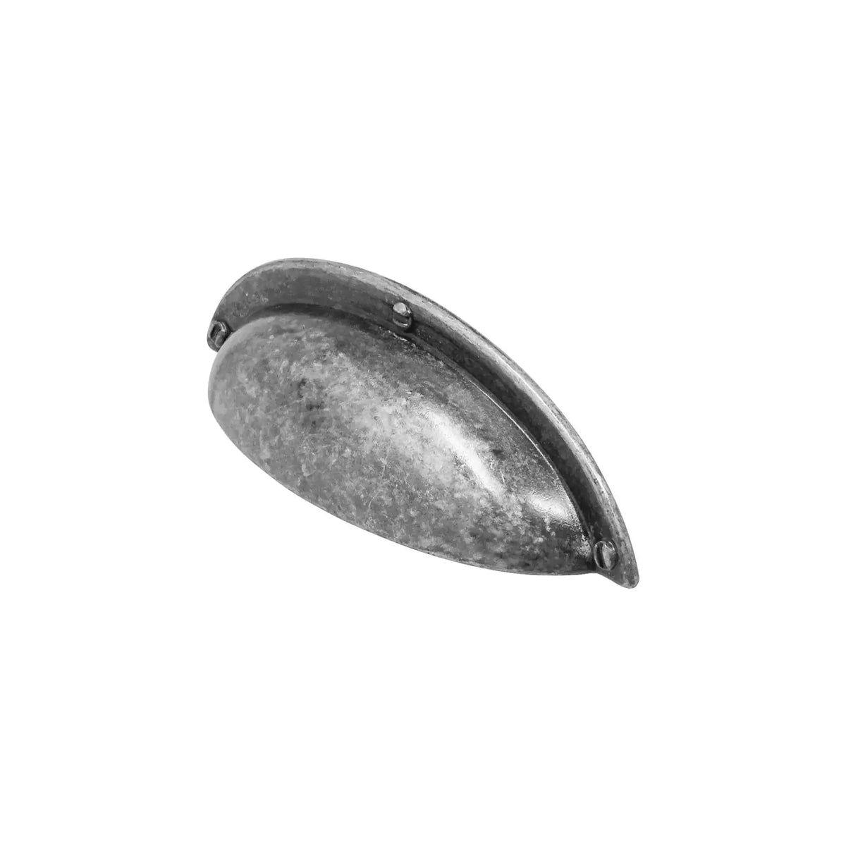 Manna - Kitchen Cabinet Cup Handle - Antique Silver - Pewter