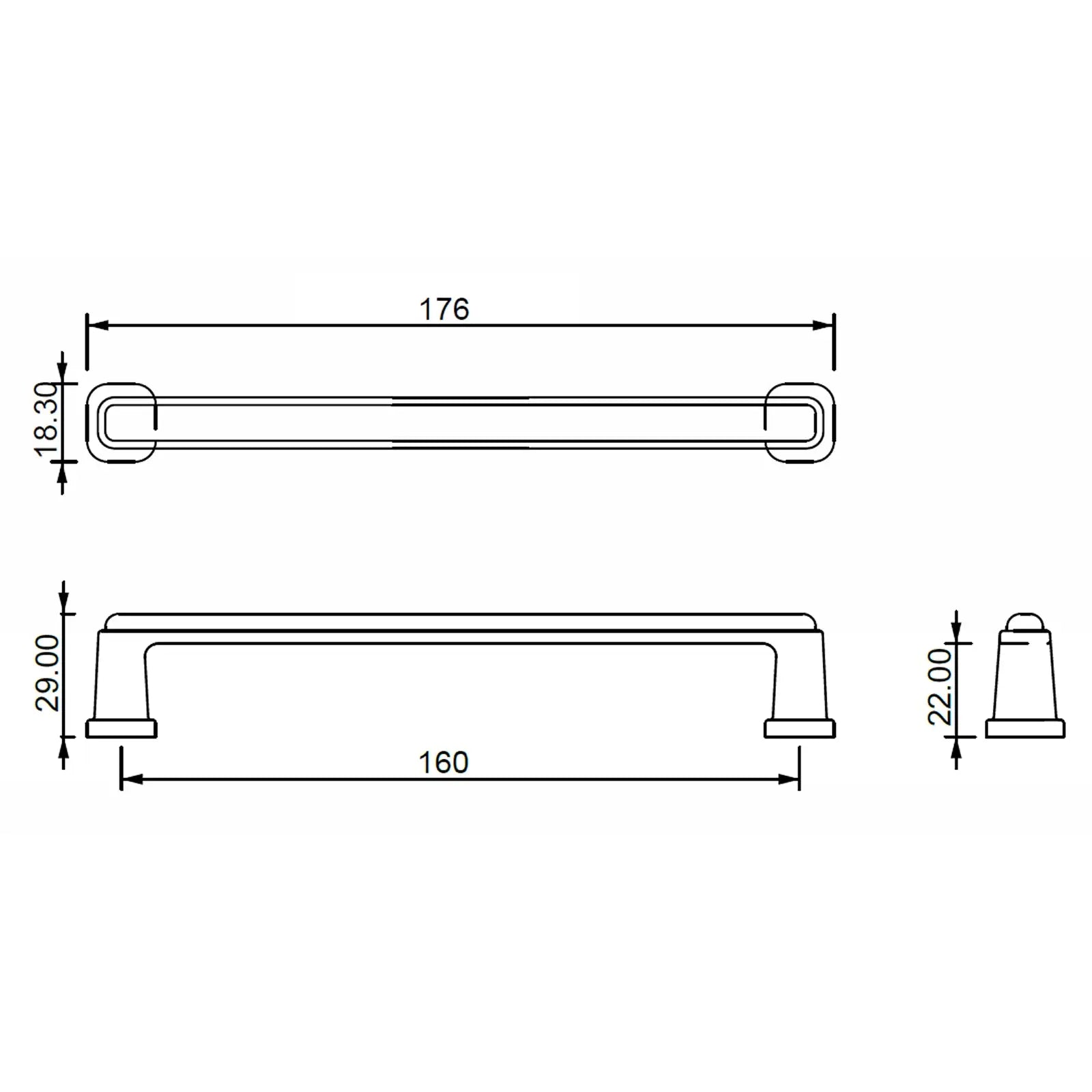 #size selection_160mm hole centres