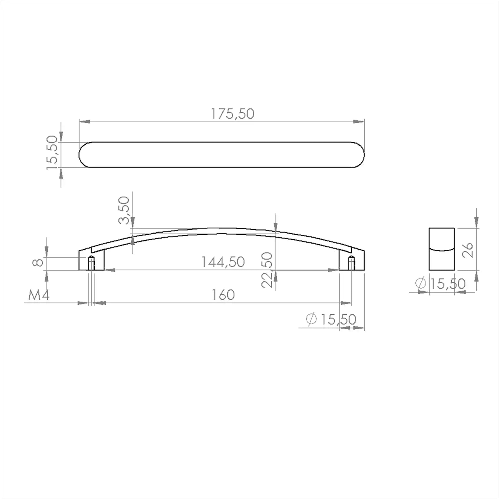 #size selection_160mm hole centres