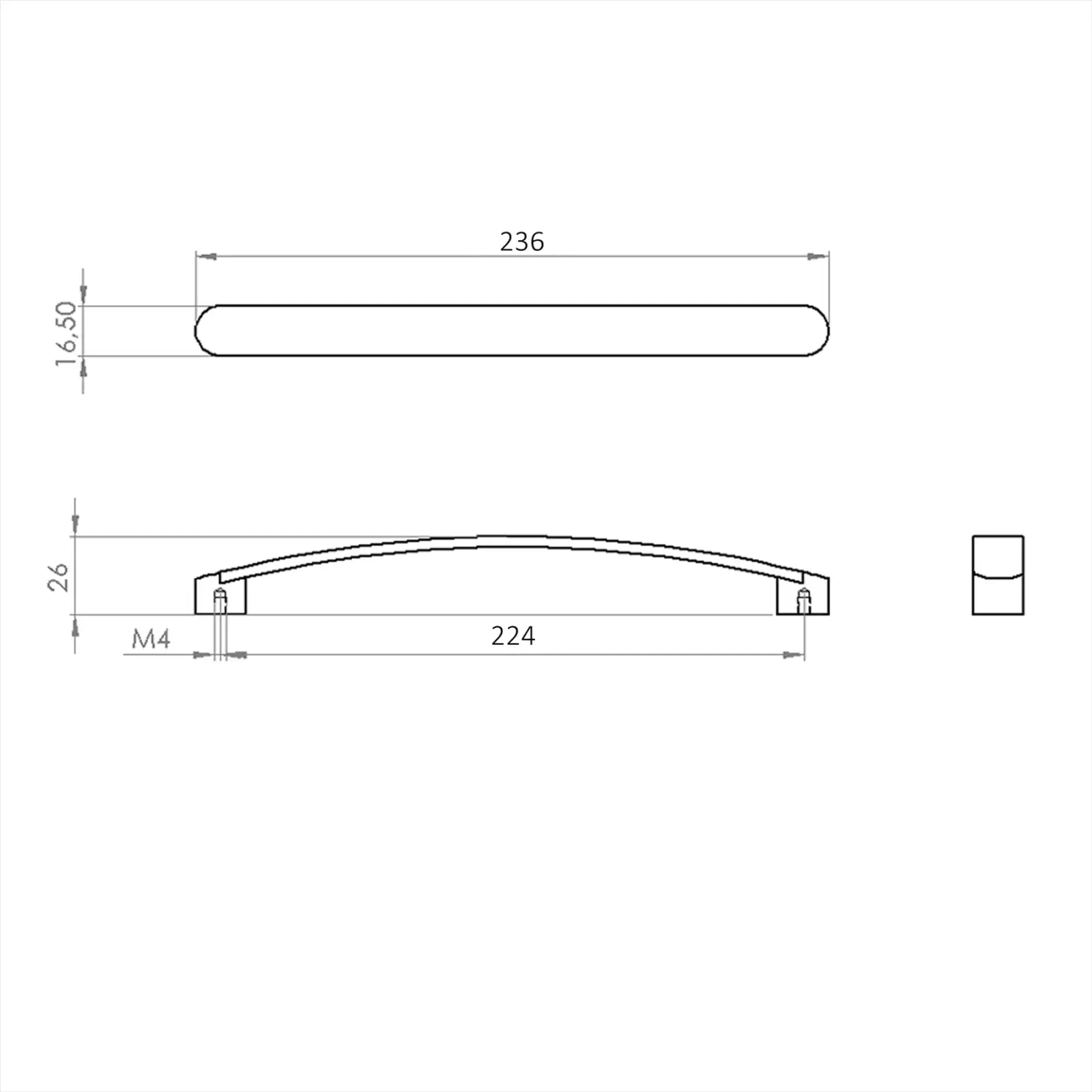 #size selection_224mm hole centres