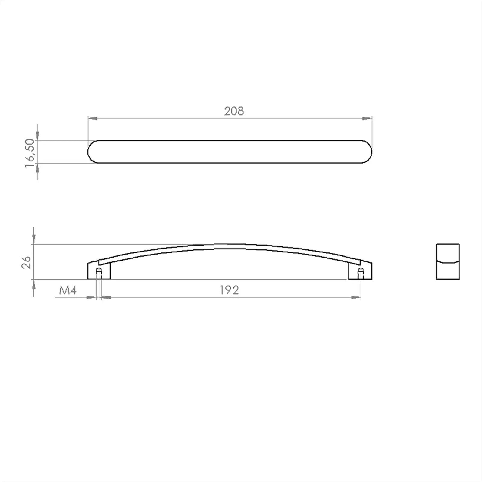 #size selection_192mm hole centres