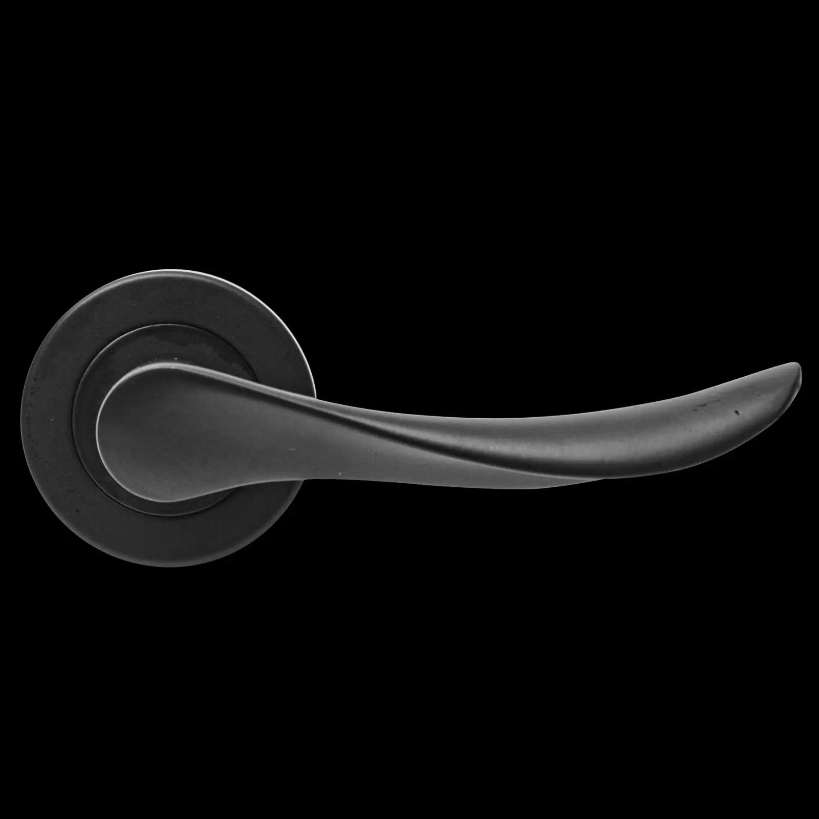 Nimbus Matt Black Door Lever Handles- Latch And Hinge Set - & Handles | Modern Home Upgrade
