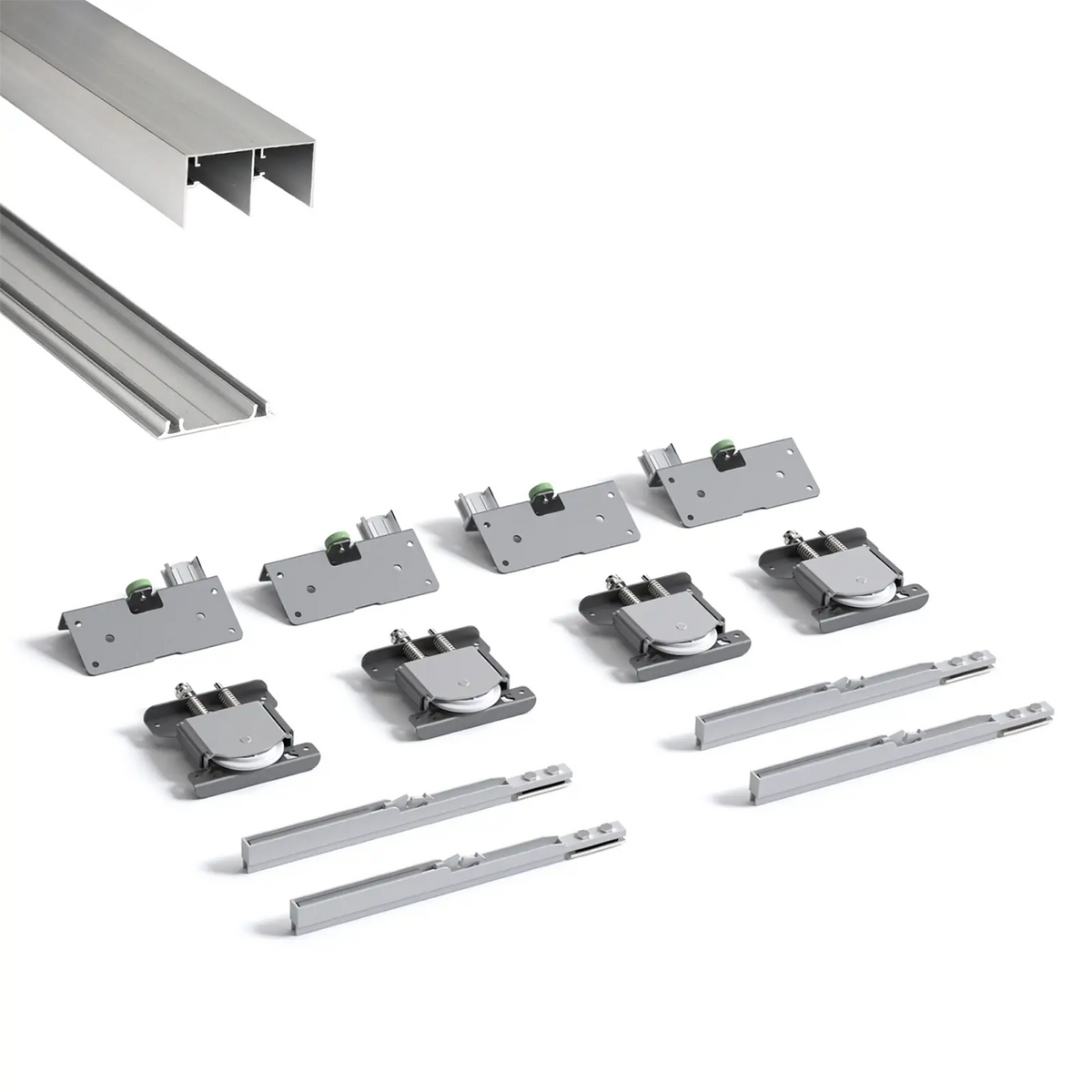 PS-Slide Sliding Door Wardrobe System - 2 Door - 1200mm Track - Both Way Soft Close – view 5