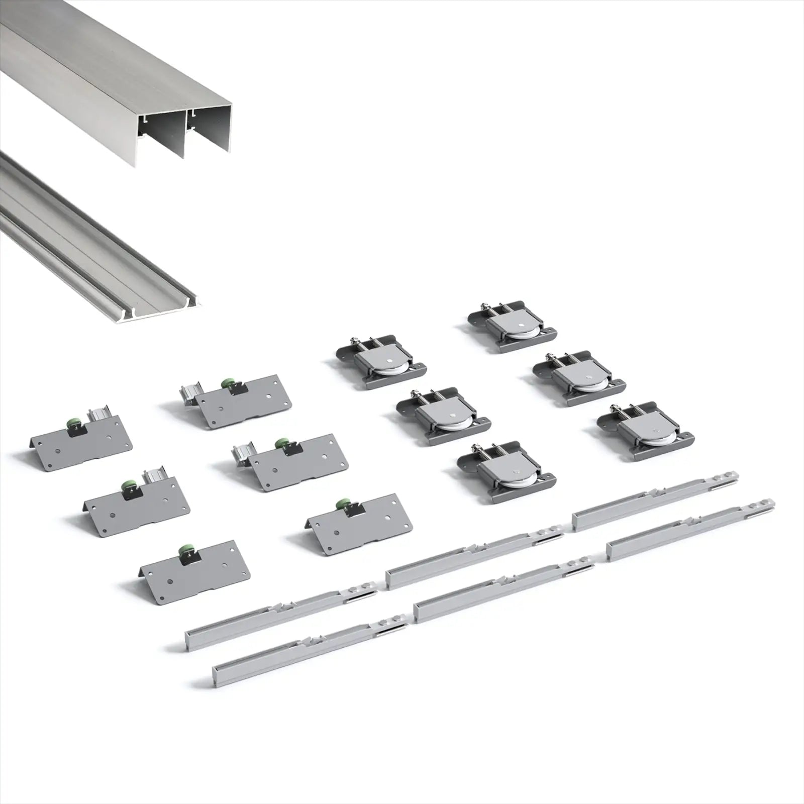 PS-Slide Sliding Door Wardrobe System - 3 Door - 2400mm Track - Both Way Soft Close - Decor And Decor