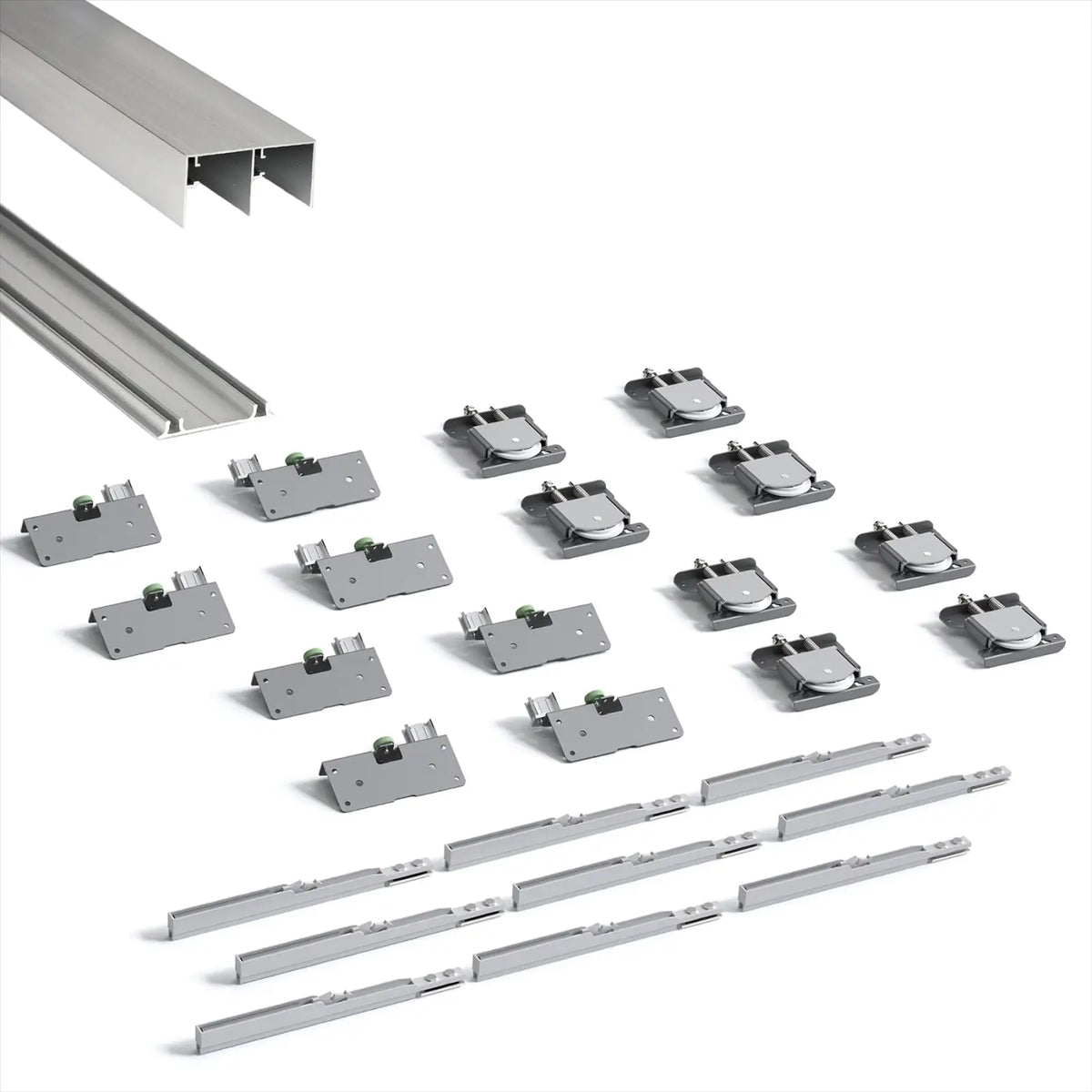 PS-Slide Sliding Door Wardrobe System - 4 Door - 2400mm Track - Both Way Soft Close – view 3