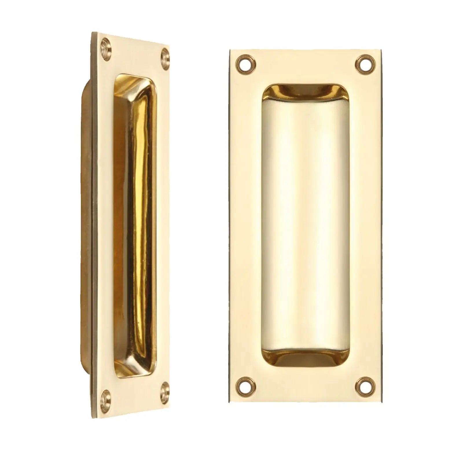 Rectangular Recessed Flush Inset Sliding Door Handle - Decor And Decor