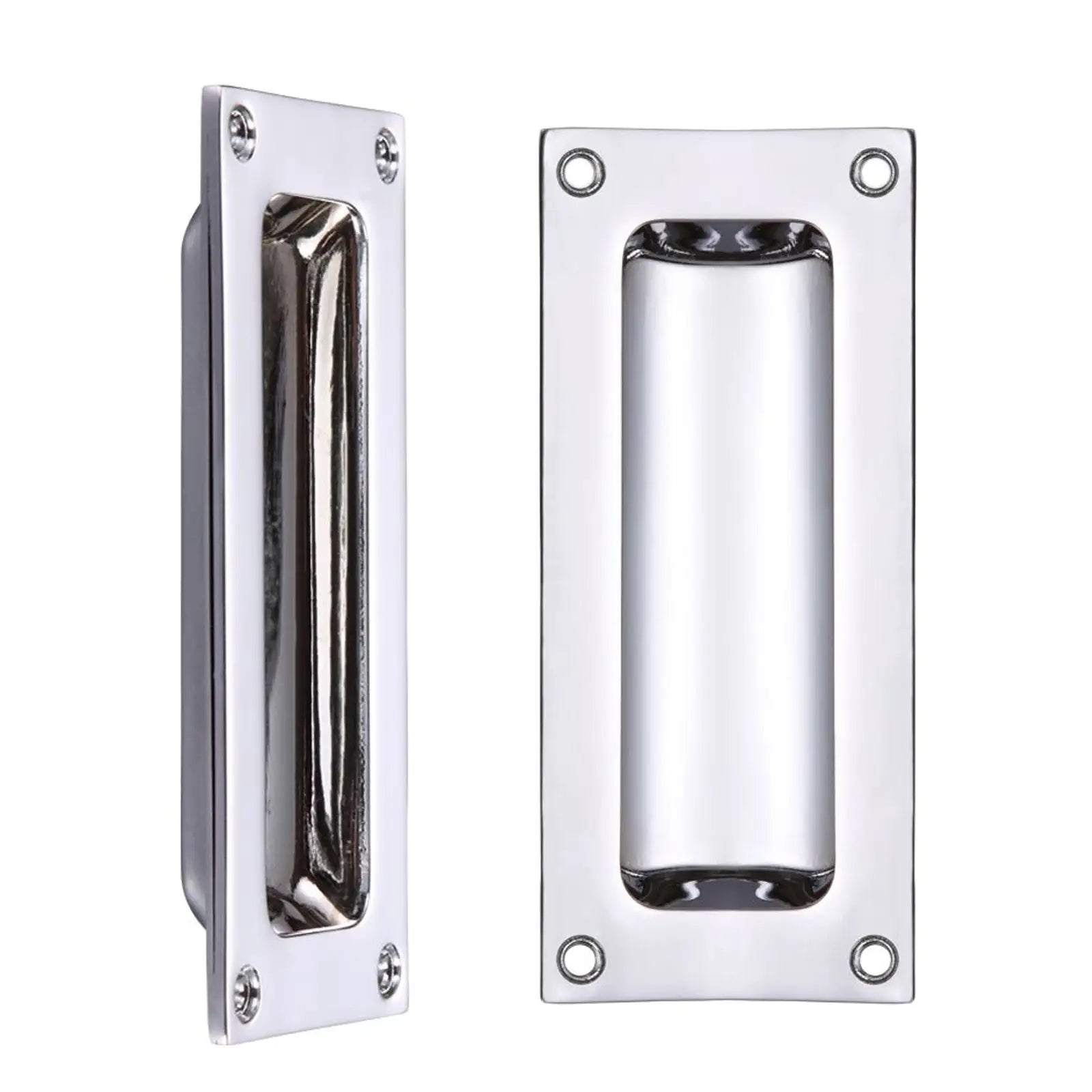 Rectangular Recessed Flush Inset Sliding Door Handle - Decor And Decor