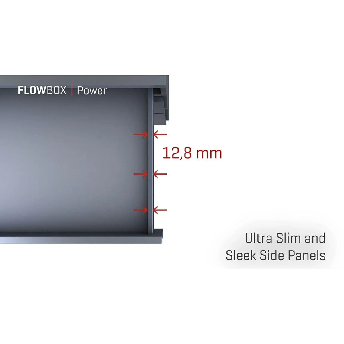 SAMET Push to Open Soft Close Box Slim Sides Drawer Runners – view 7
