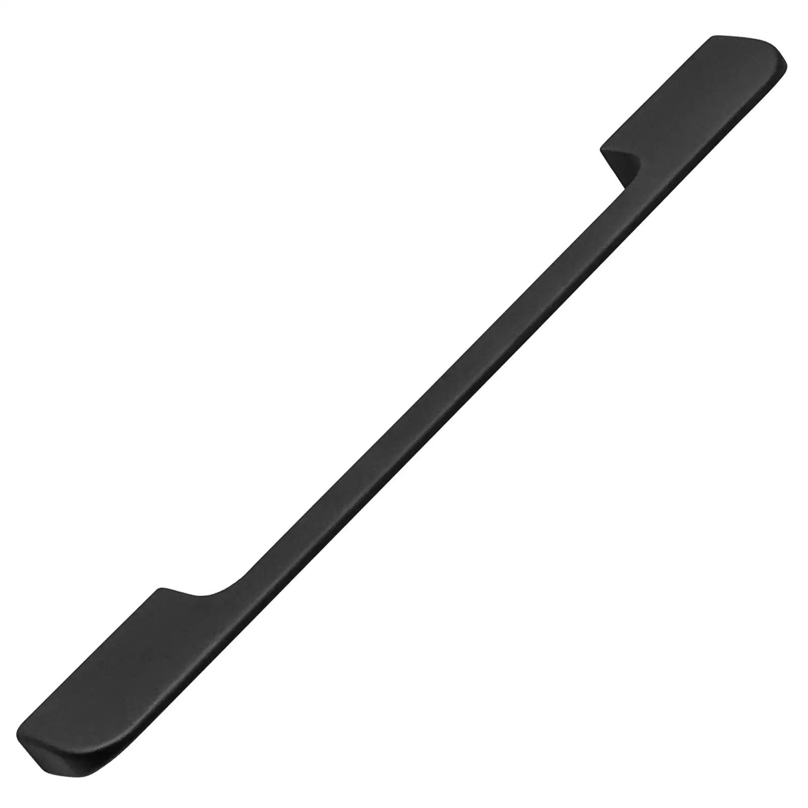 Sleek black cabinet pull for Semma D Shaped Kitchen Door Handle in Matt Black finish