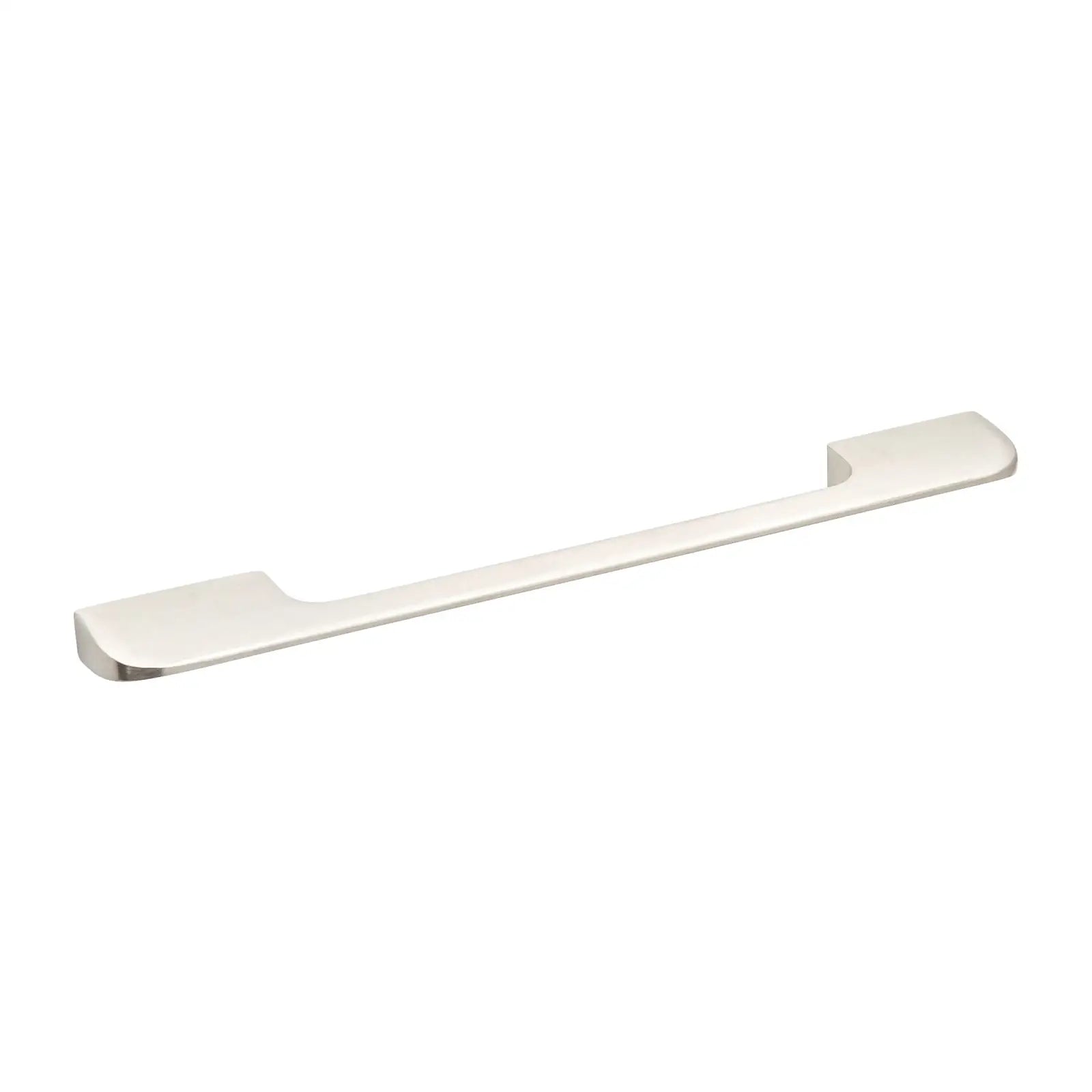 Sleek silver cabinet pull from Semma D Shaped Kitchen Door Handle in Satin Nickel