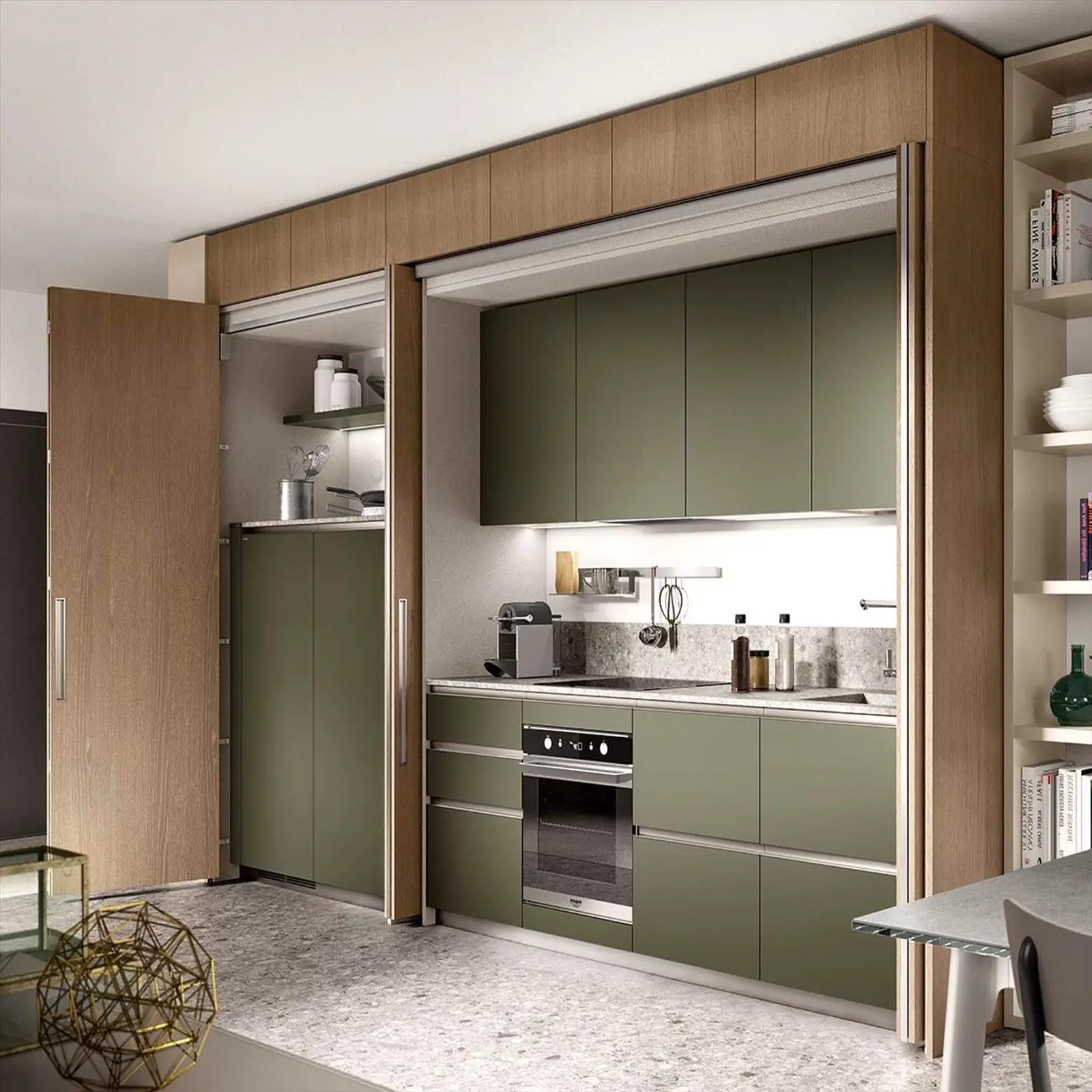 Sliding Kitchen Cabinet Doors Kitchen Doors: Aluminium Framed Glass