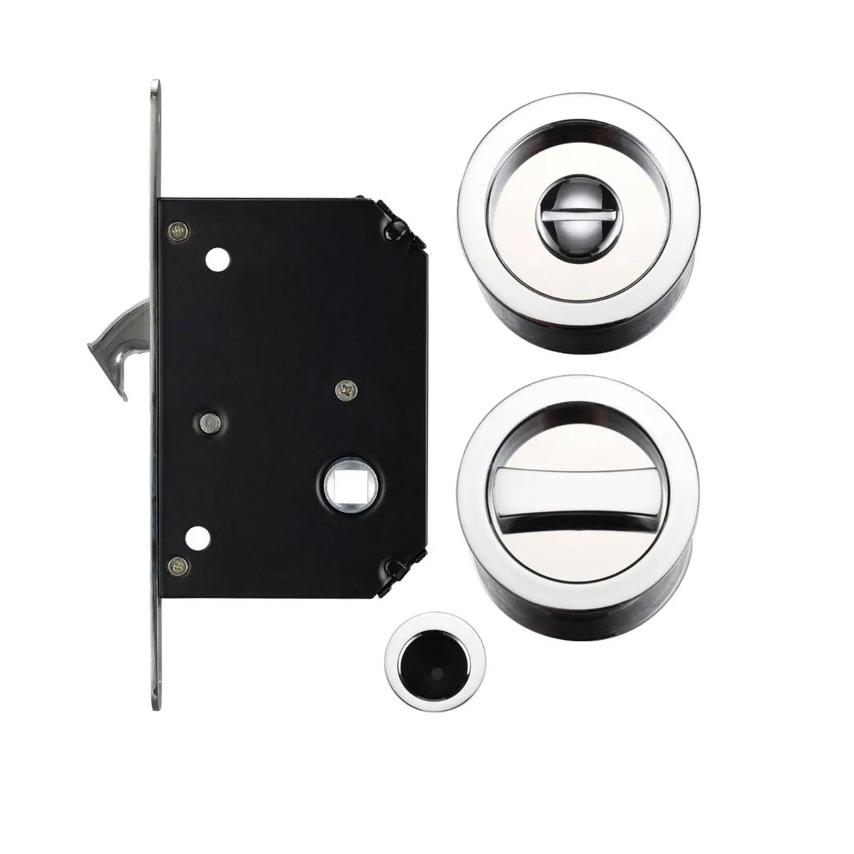 Sliding Door Privacy Lock Set For 35-45mm Thick Doors – view 2