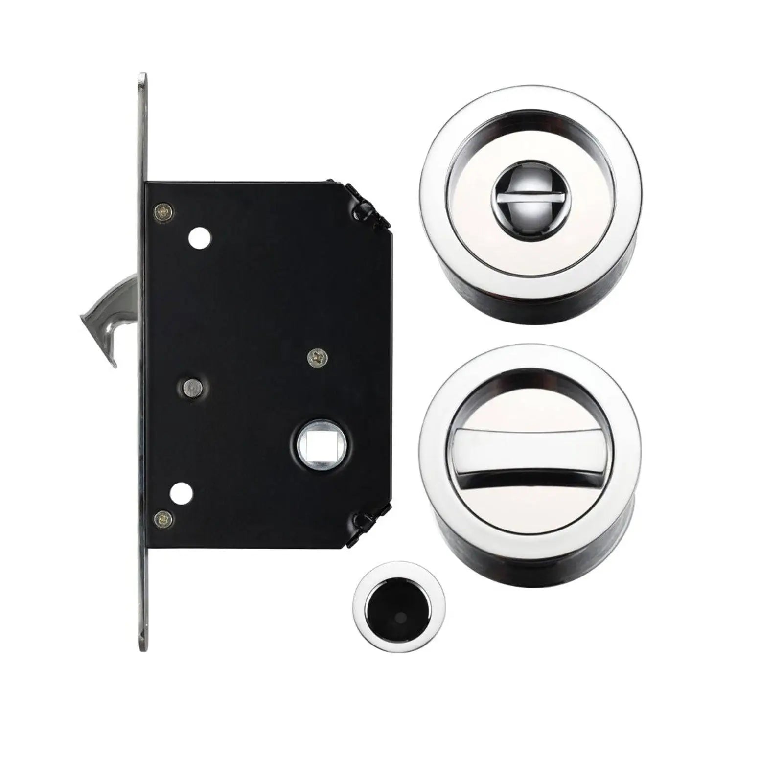Sliding Door Privacy Lock Set For 35-45mm Thick Doors - Decor And Decor