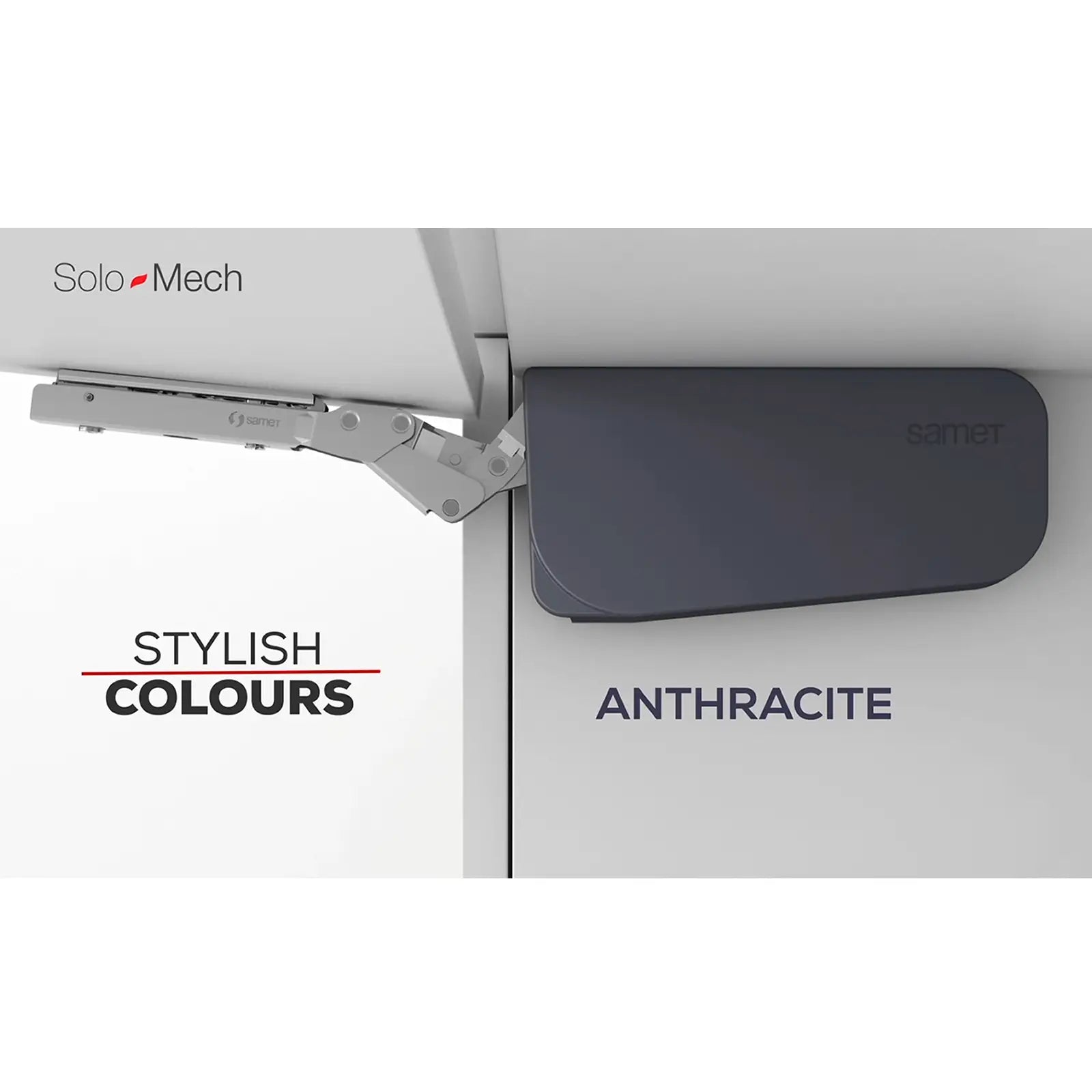 SoloMech Hingeless Cabinet Door Lift Mechanism - Anthracite - Decor And Decor