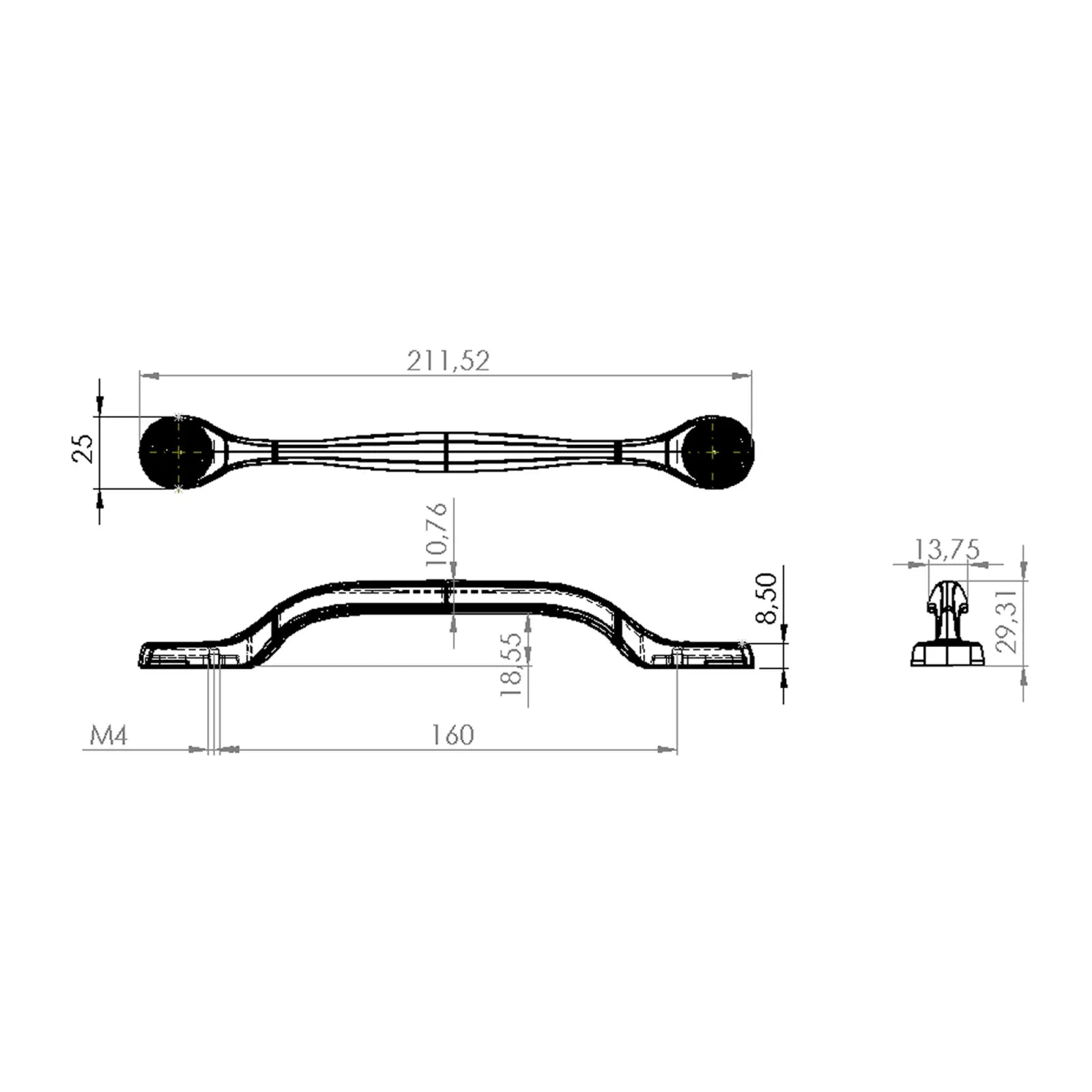 Spiral Contemporary Handle - Decor And Decor