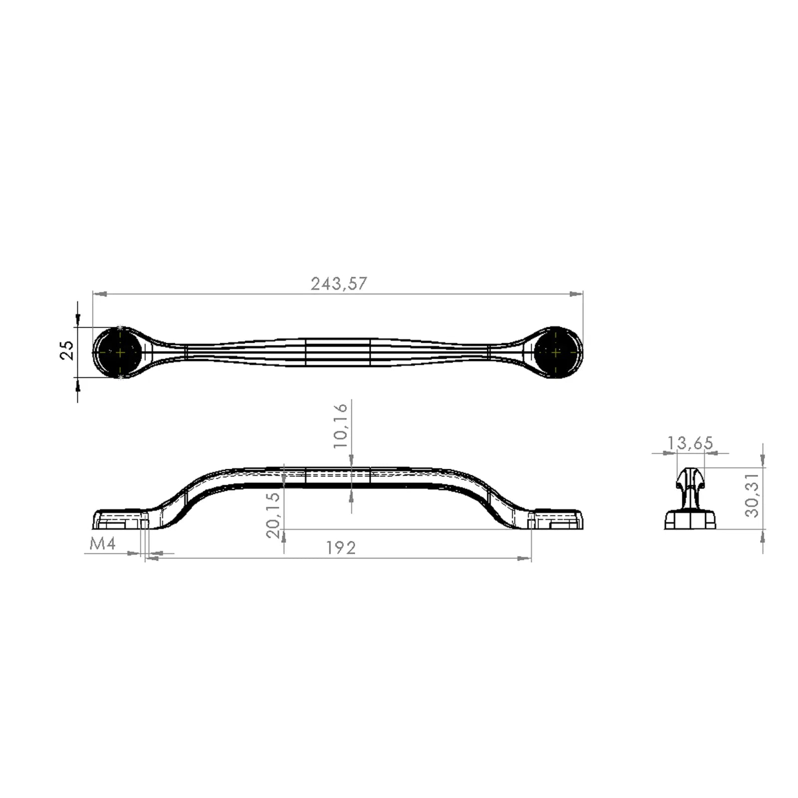 Spiral Contemporary Handle - Decor And Decor