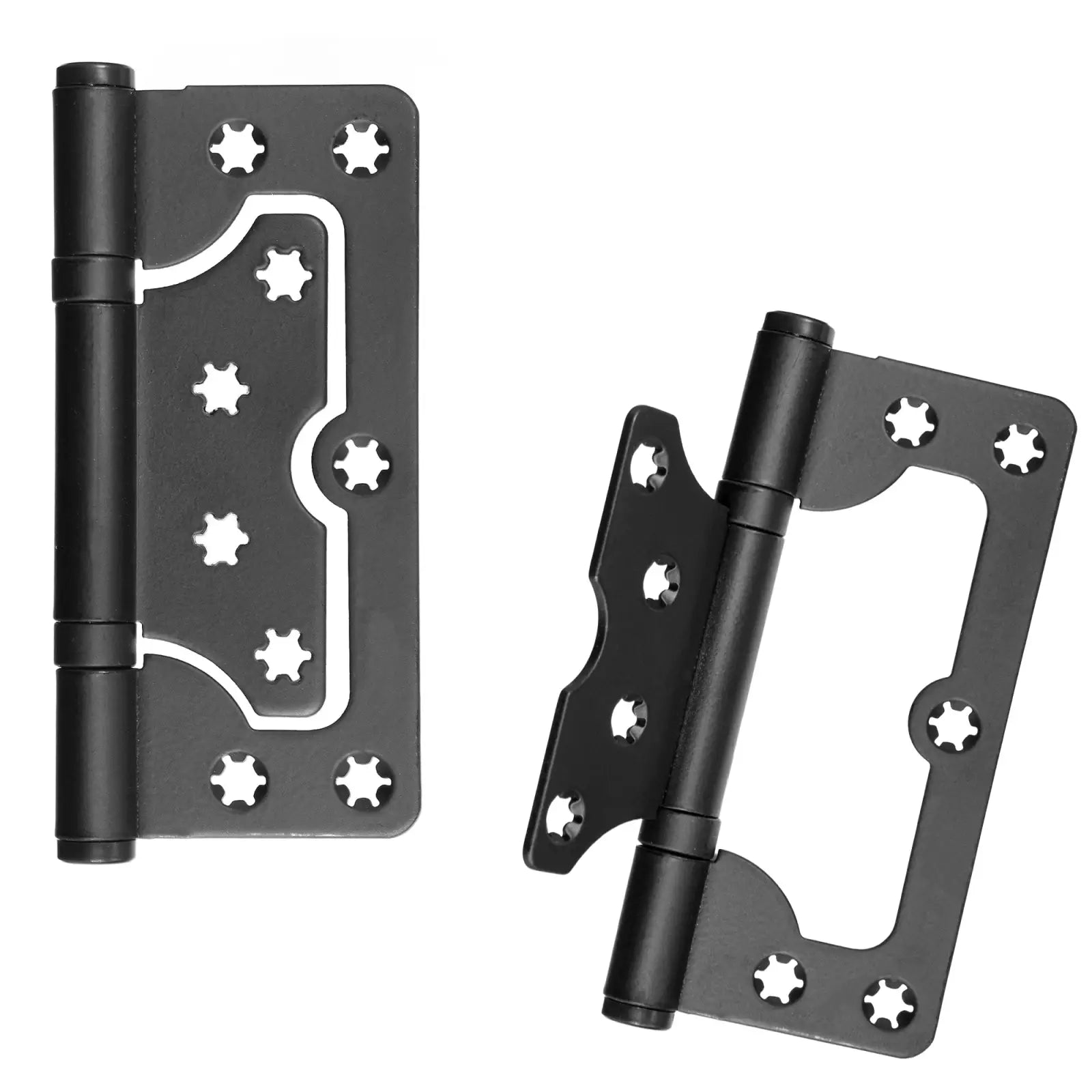 Stainless Steel Flush Door Hinges 100mm - Decor And Decor #colour_matt black
