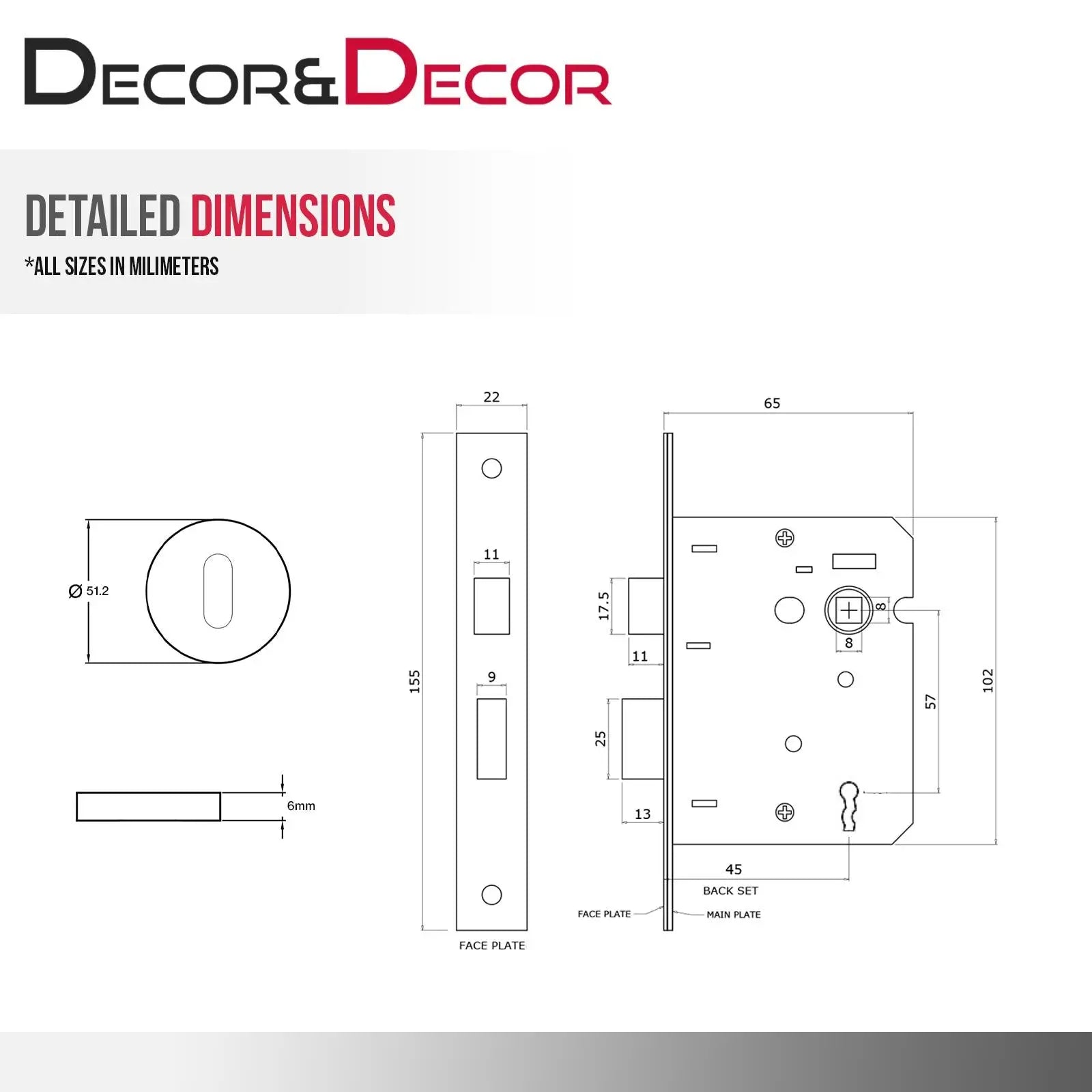 Terra Satin Nickel Privacy Door Handles - Sash Lock Kit Set - Handle –