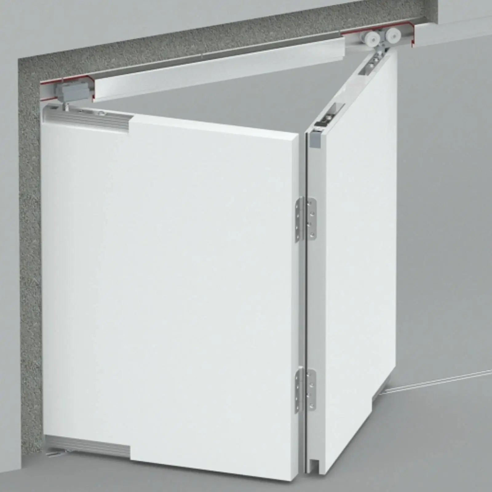 Top Hung Sliding Bi Fold Multi Fold Door Gear Track Kit - Decor And Decor