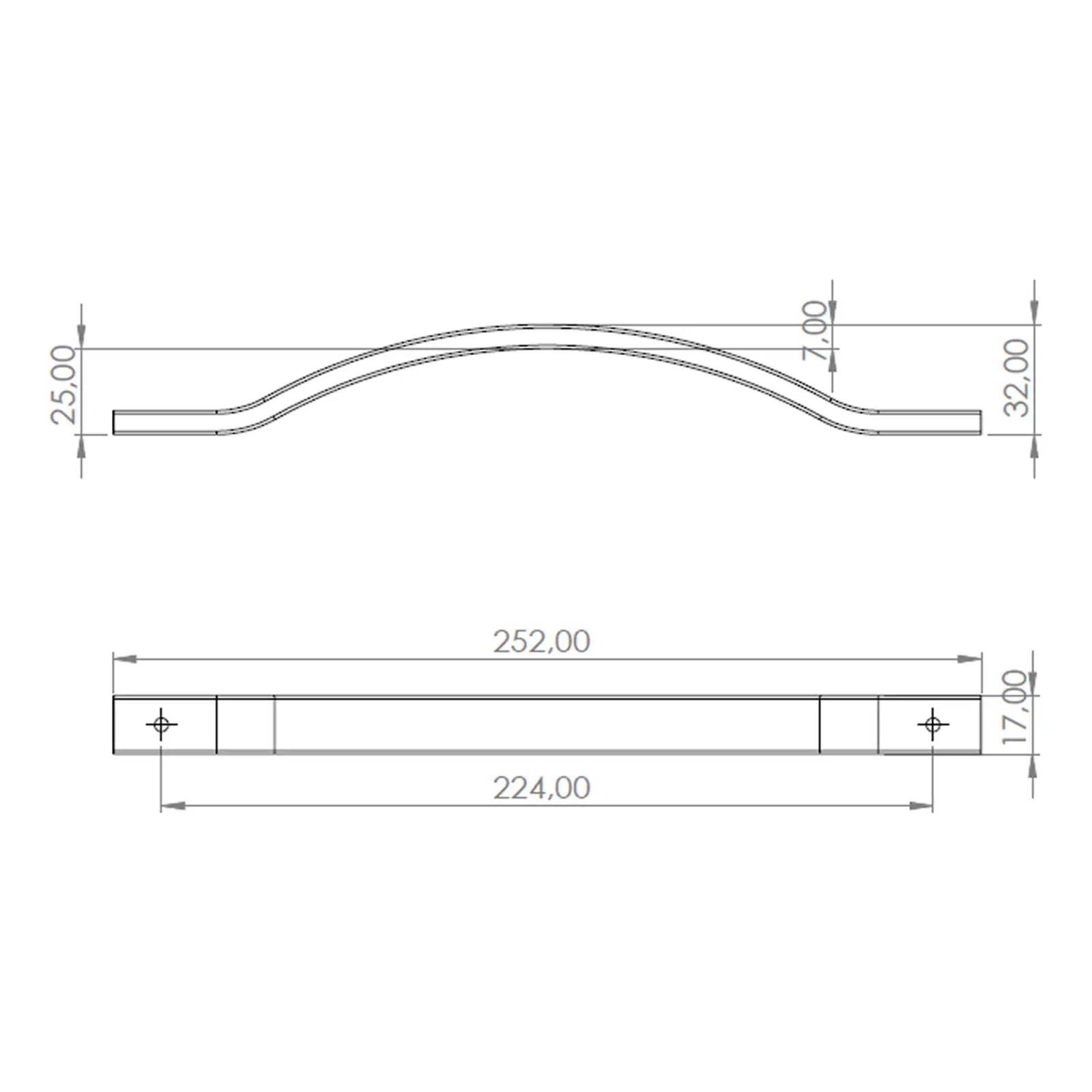 #size selection_224mm hole centres