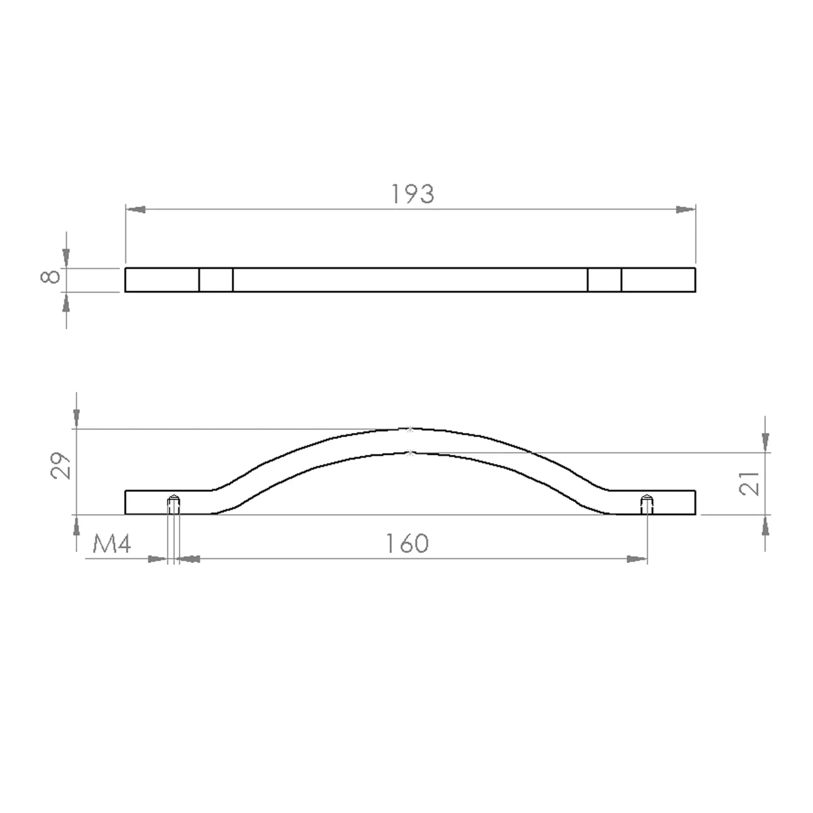 #size selection_160mm hole centres