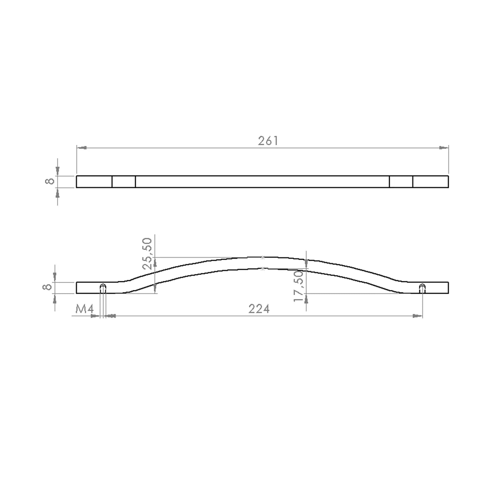 #size selection_224mm hole centres
