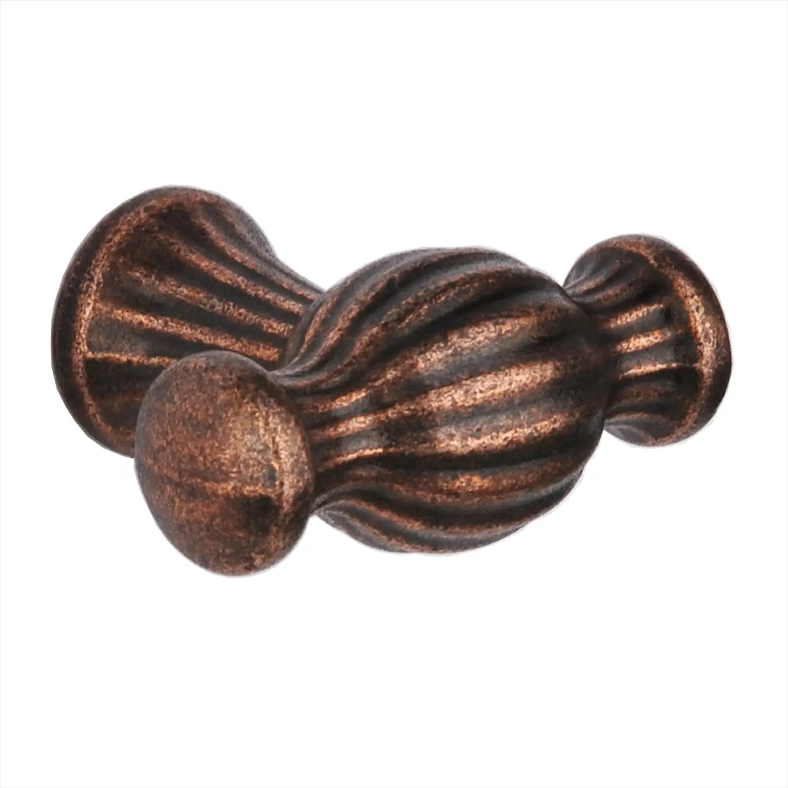 Verna - Traditional T- Bar Cabinet Knob - Antique Copper - Knobs