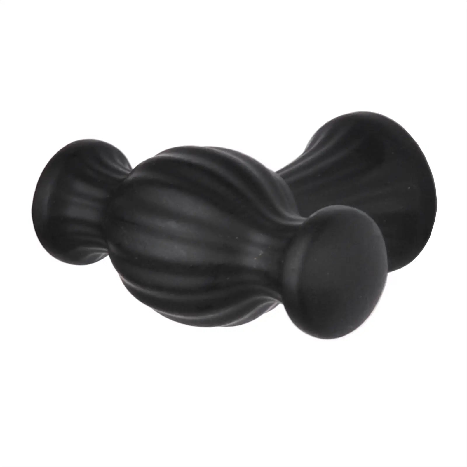 Verna - Traditional T- Bar Cabinet Knob - Matt Black - Knobs