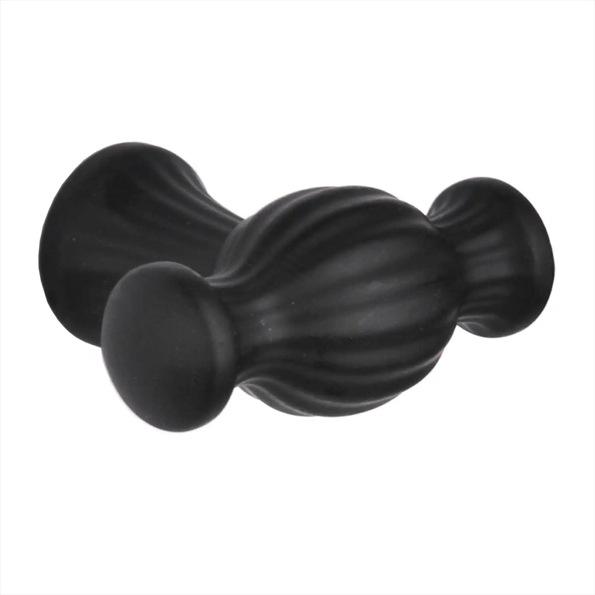 Verna - Traditional T- Bar Cabinet Knob - Matt Black - Knobs