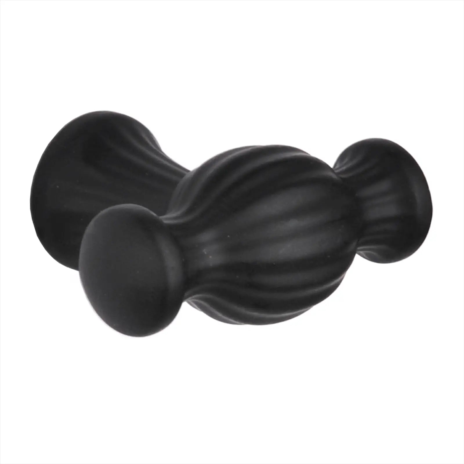 Verna - Traditional T- Bar Cabinet Knob - Matt Black - Knobs
