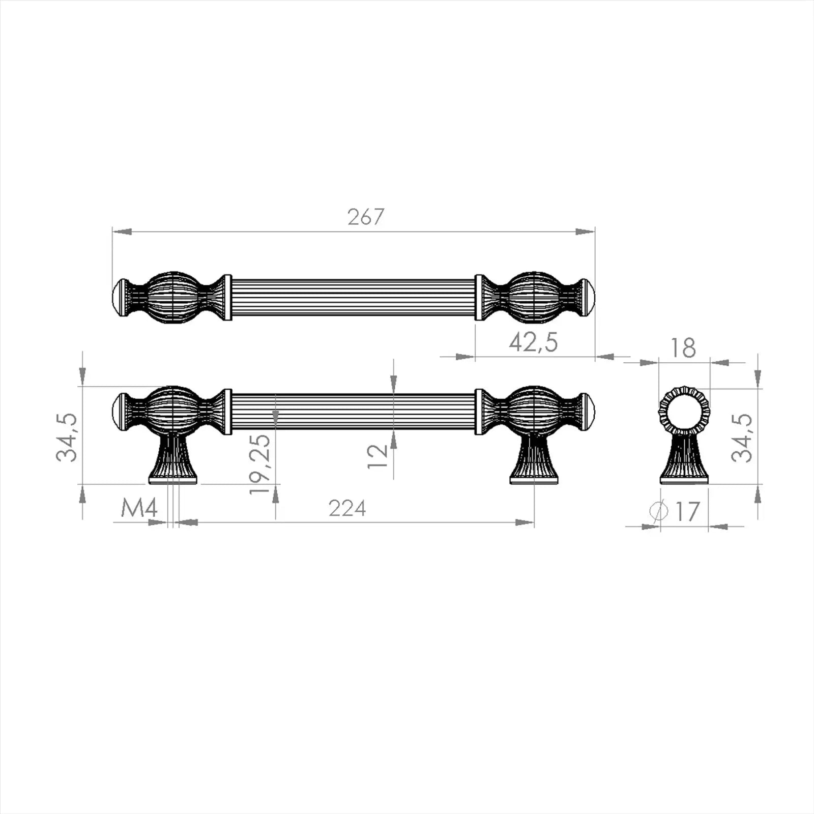 #size selection_224mm hole centres