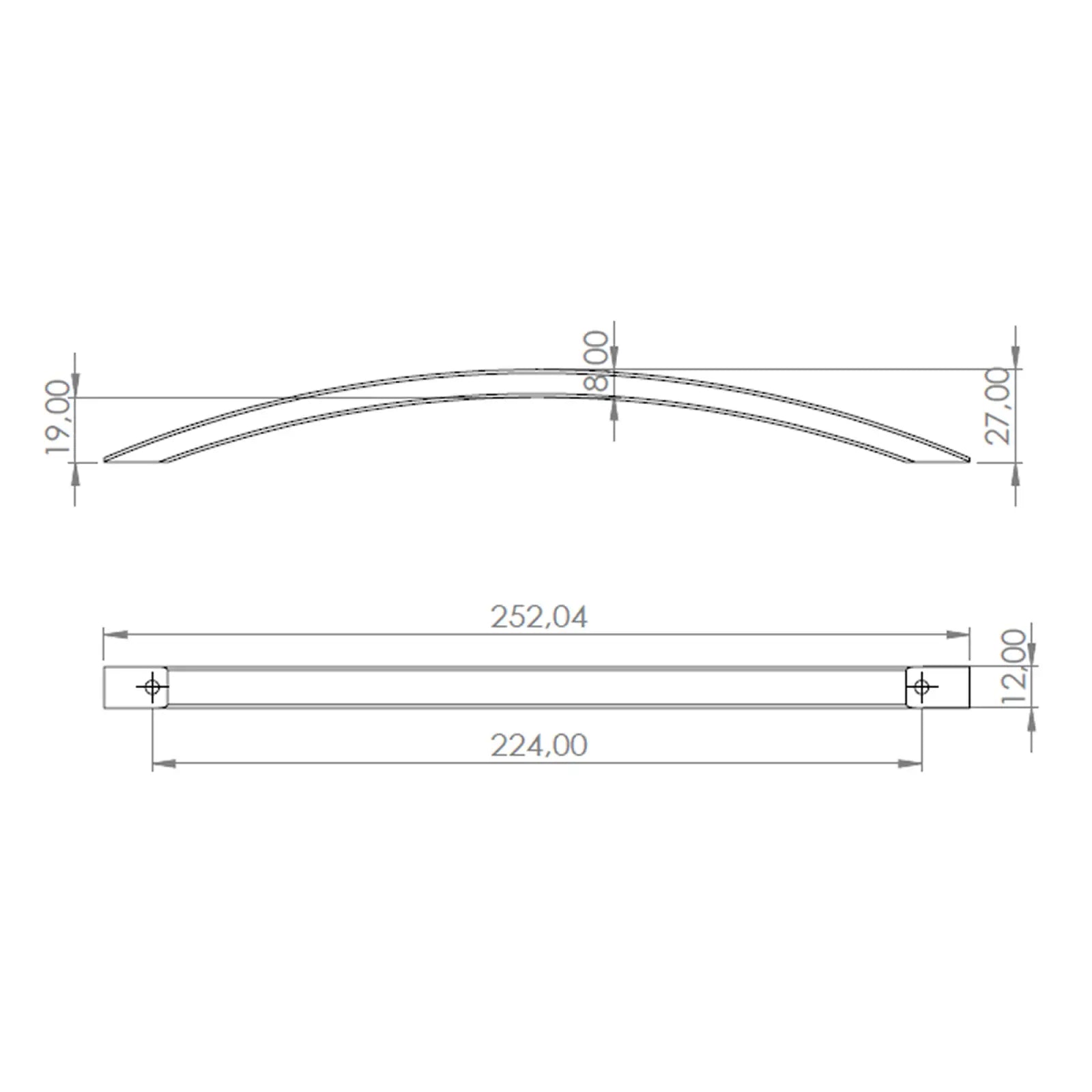 #size selection_224mm hole centres