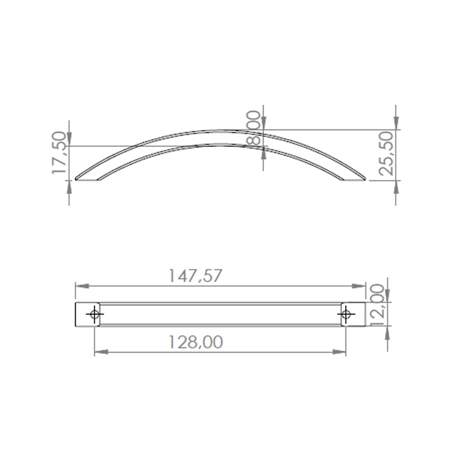 #size selection_128mm hole centres