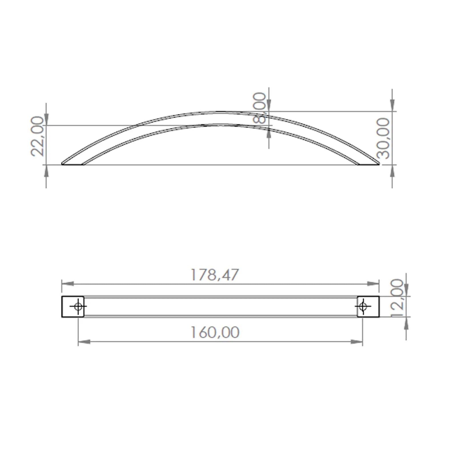 #size selection_160mm hole centres