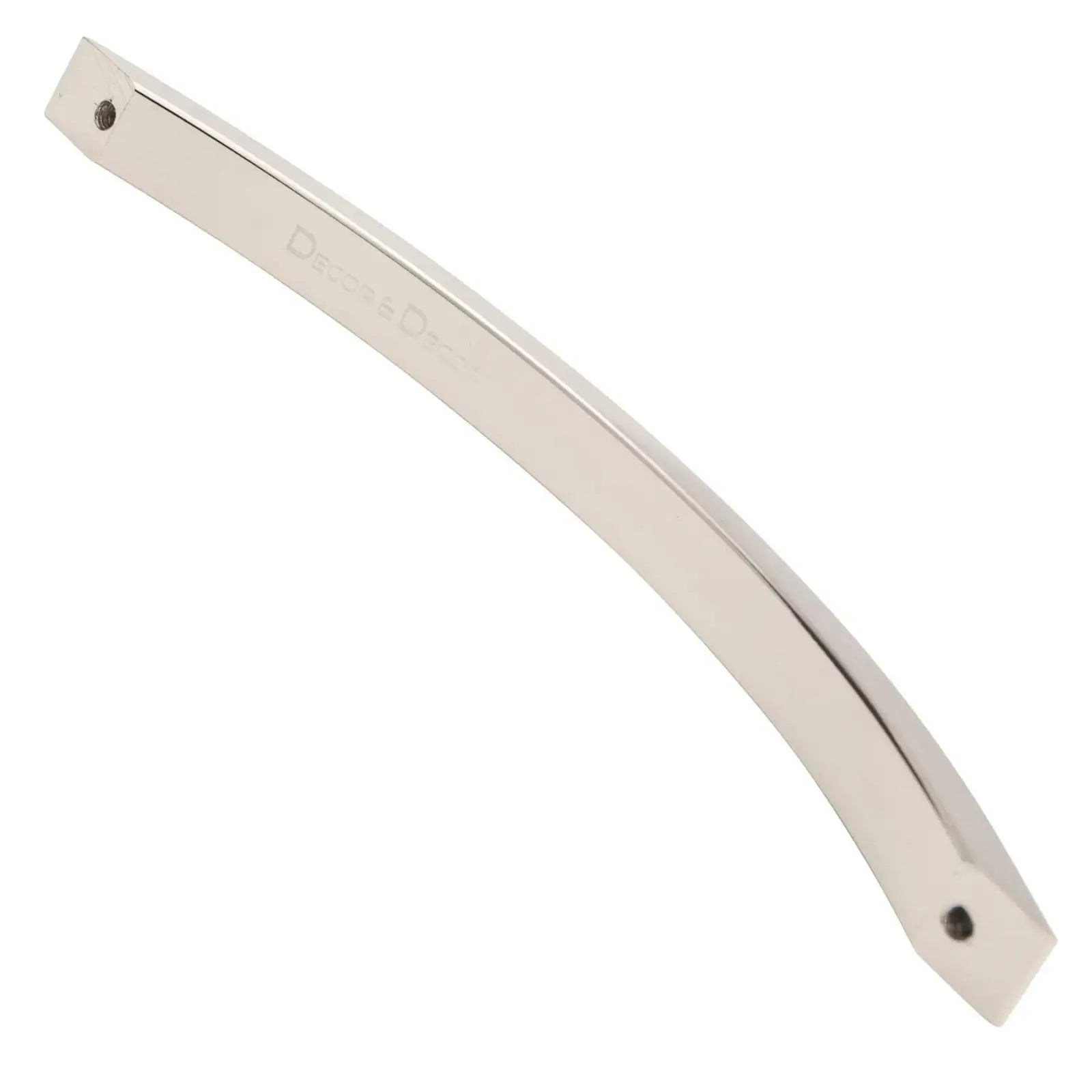 Viga - Slimline Bow Kitchen Drawer Handle - Satin Nickel - Decor And Decor