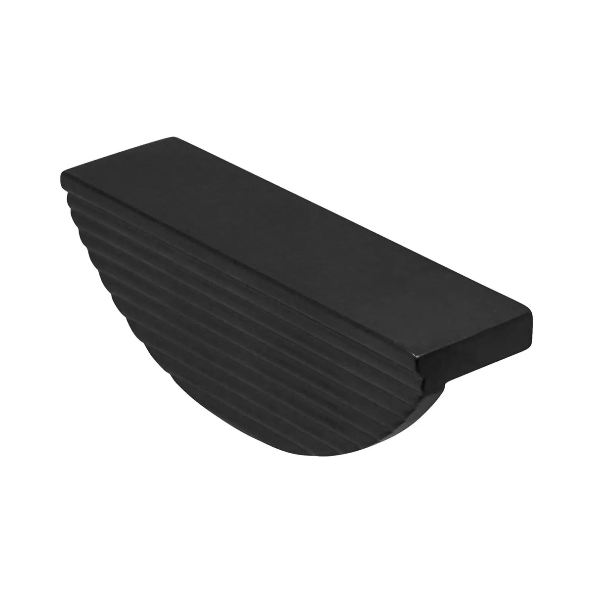 Vortex - Kitchen Cabinet Cup Pull Handle - Matt Black