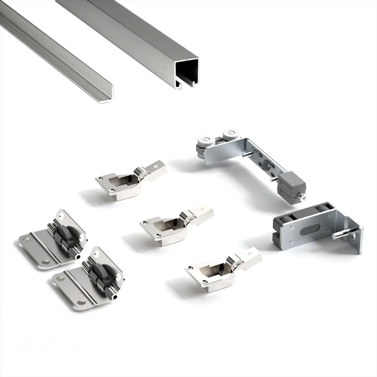 W-Slide BiFold Wardrobe Sliding Door Kit - 2 Door - 1800mm Track – view 4